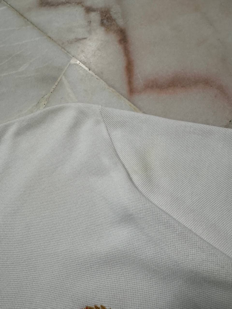 Burberry Vintage 90's Burberrys Polo White Tee Made In England Size US M / EU 48-50 / 2 - 8 Thumbnail