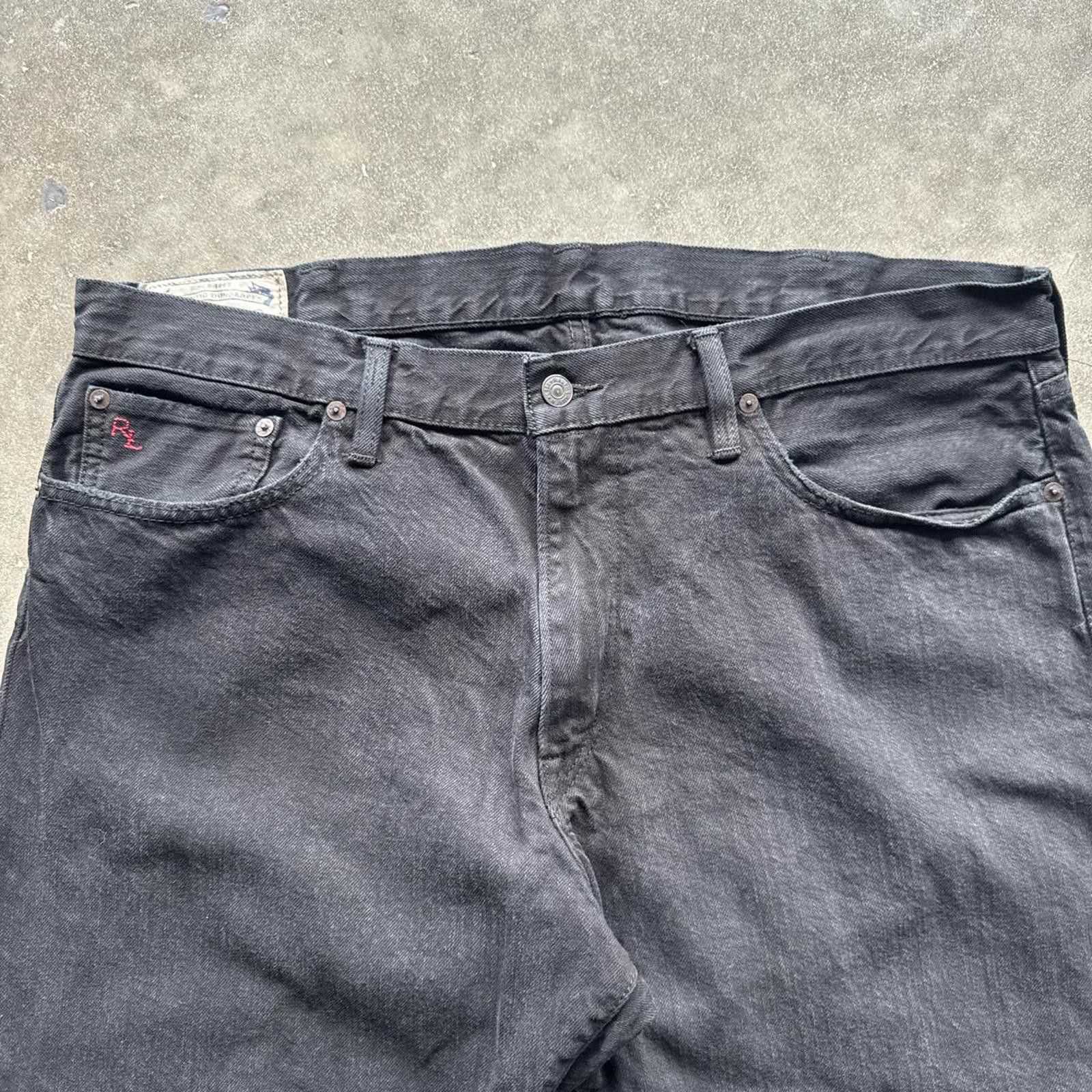 Levi's Polo Ralph Lauren Black Jeans With Red Embroidery Pocket Hit Size US 38 / EU 54 - 3 Thumbnail