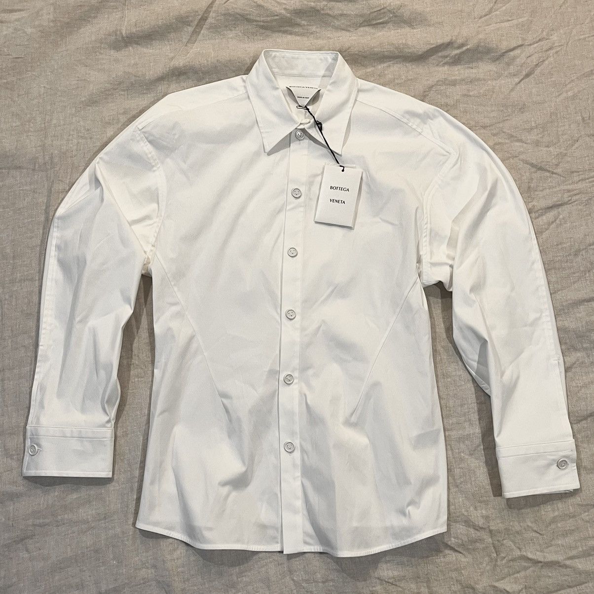 Bottega Veneta $1130 Bottega Veneta Tech Jacket with Curved Triangle Yoke Size US S / EU 44-46 / 1 - 1 Thumbnail