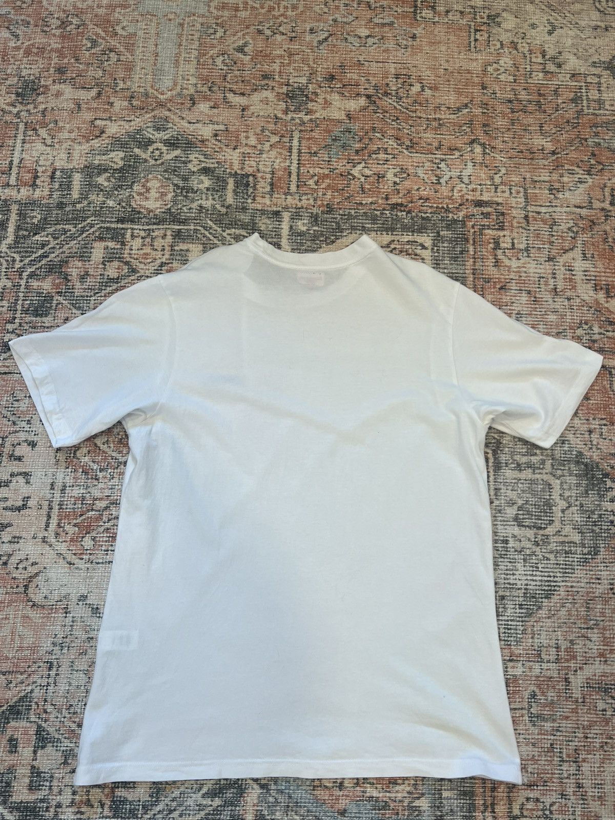 Supreme Supreme Arabic Logo Washed Short-Sleeve Tee White Size US M / EU 48-50 / 2 - 5 Thumbnail