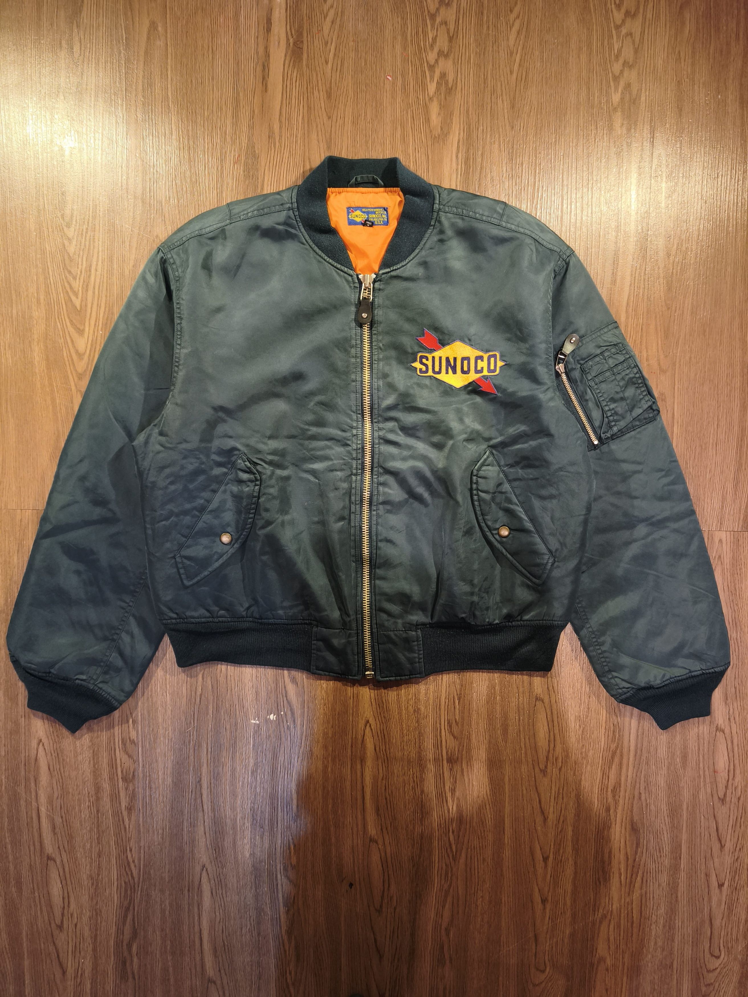 Other Sunoco Bomber Jacket Size US XL / EU 56 / 4 - 3 Thumbnail