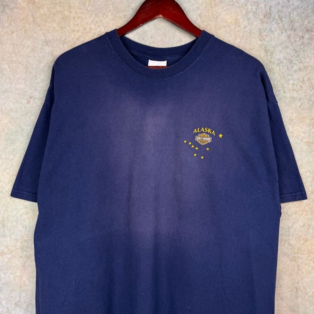 Harley Davidson × Vintage VTG Harley Davidson Biker T Shirt Sz XL Alaska 2003 Size US XL / EU 56 / 4 - 5 Thumbnail