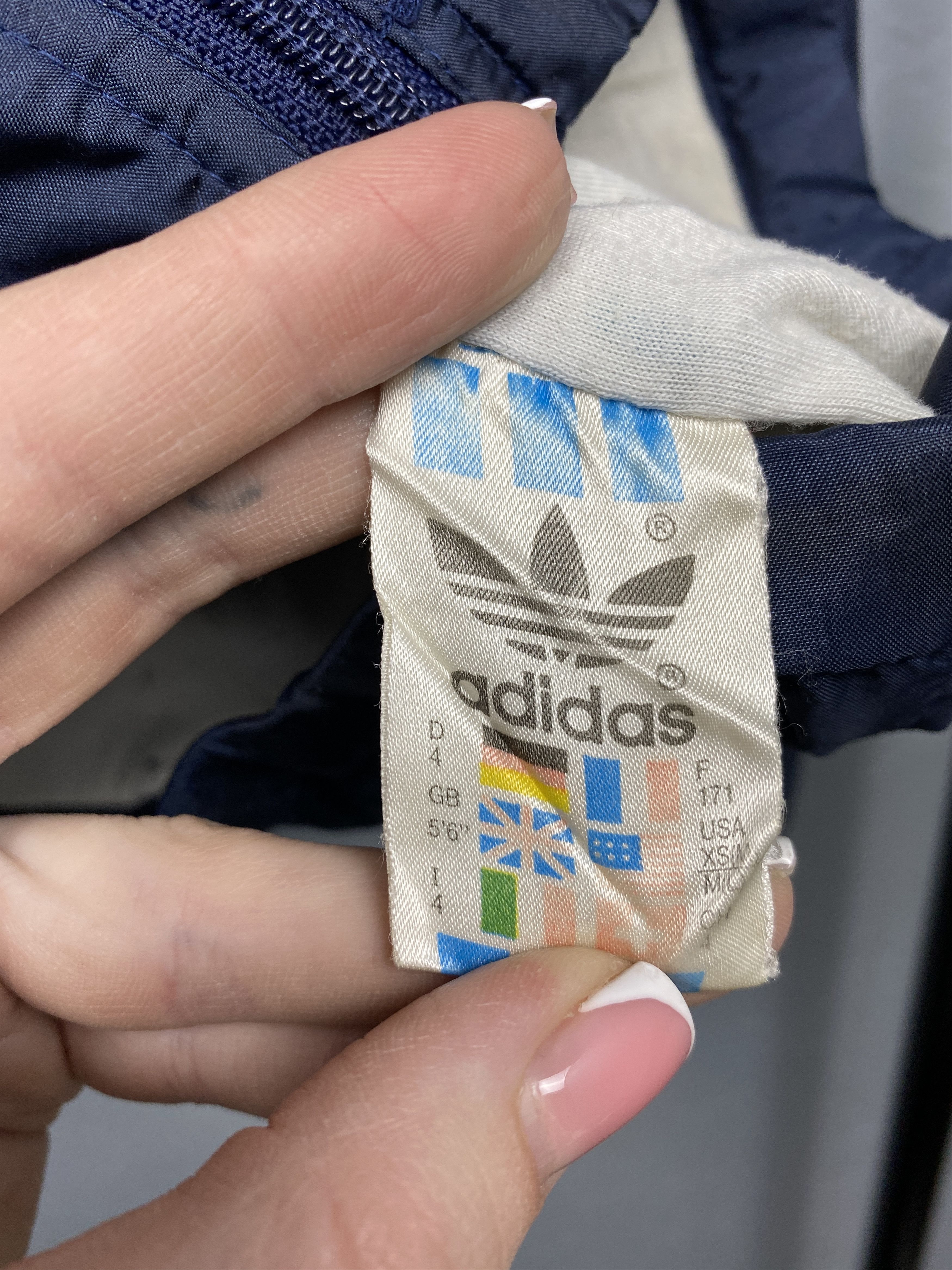 Adidas × Vintage Adidas 90s Vintage Mens Track Top Nylon Jacket Size US XL / EU 56 / 4 - 6 Thumbnail