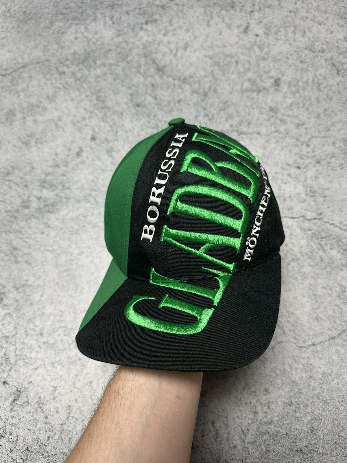 Nutmeg Vintage Borussia Mönchengladbach Nutmeg Soccer Cap Size ONE SIZE - 2 Thumbnail