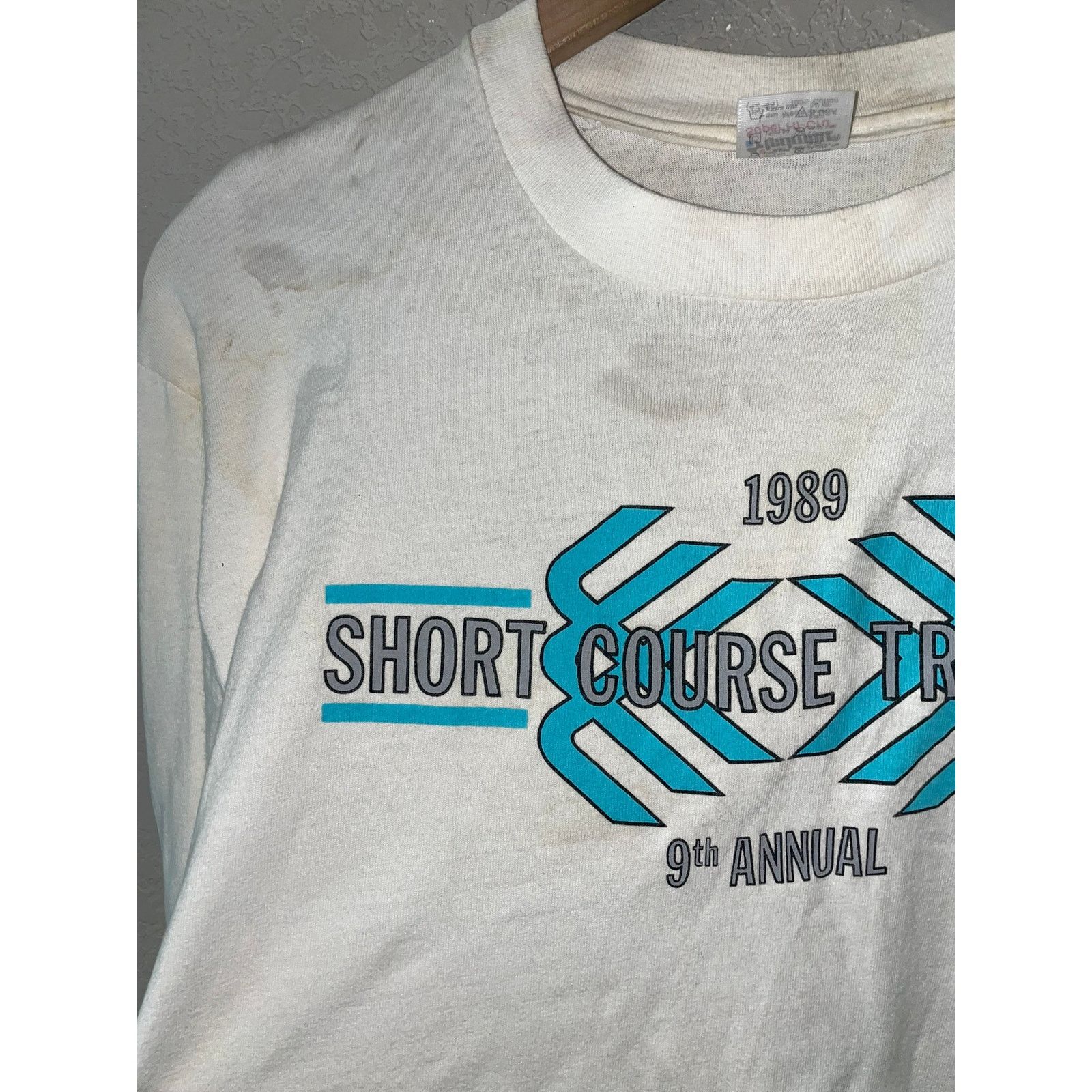 Vintage Vintage Short Course Triathlon Long Sleeve Shirt Tee VTG M Size US M / EU 48-50 / 2 - 2 Thumbnail