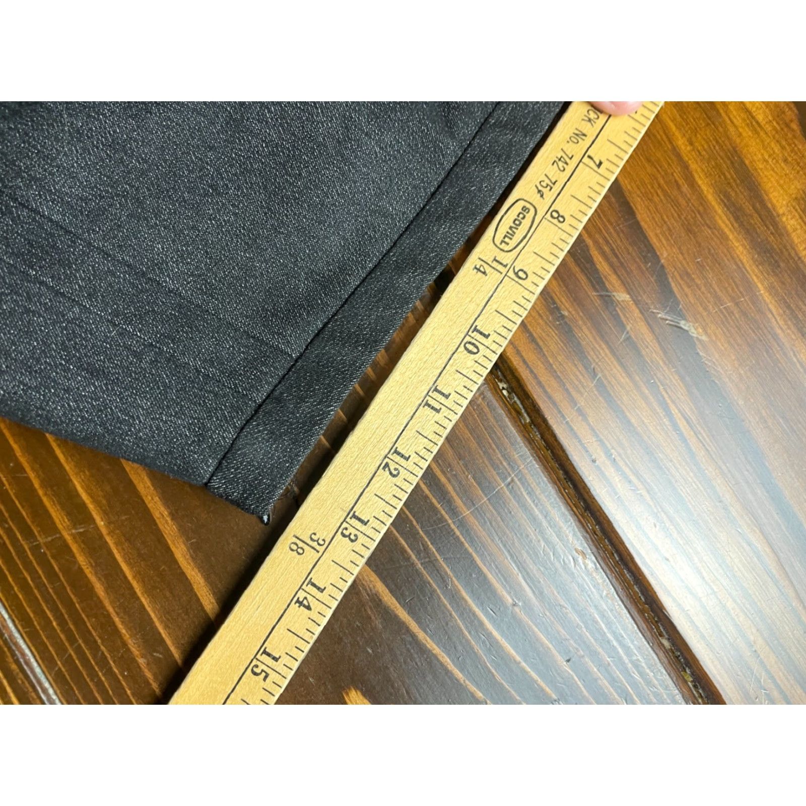 Express Express Design Studio Pencil Skirt Size 2 Charcoal Gray Above Knee Back Slit Womens Slender Skirt Size 26" / US 2 / IT 38 - 8 Thumbnail