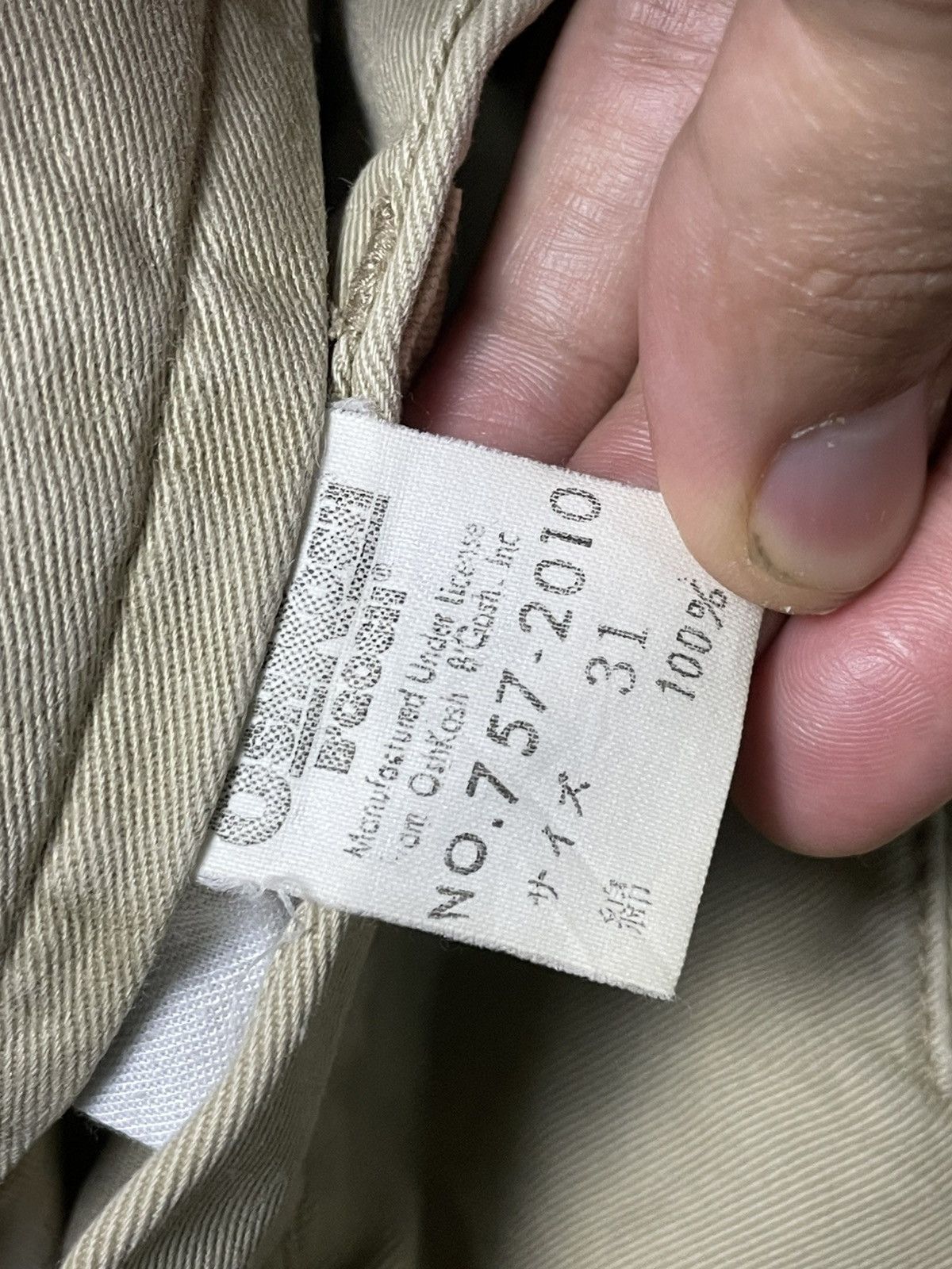 Japanese Brand × Oshkosh × Vintage Vintage OSHKOSH Workwear Pants (91) Size US 30 / EU 46 - 10 Thumbnail