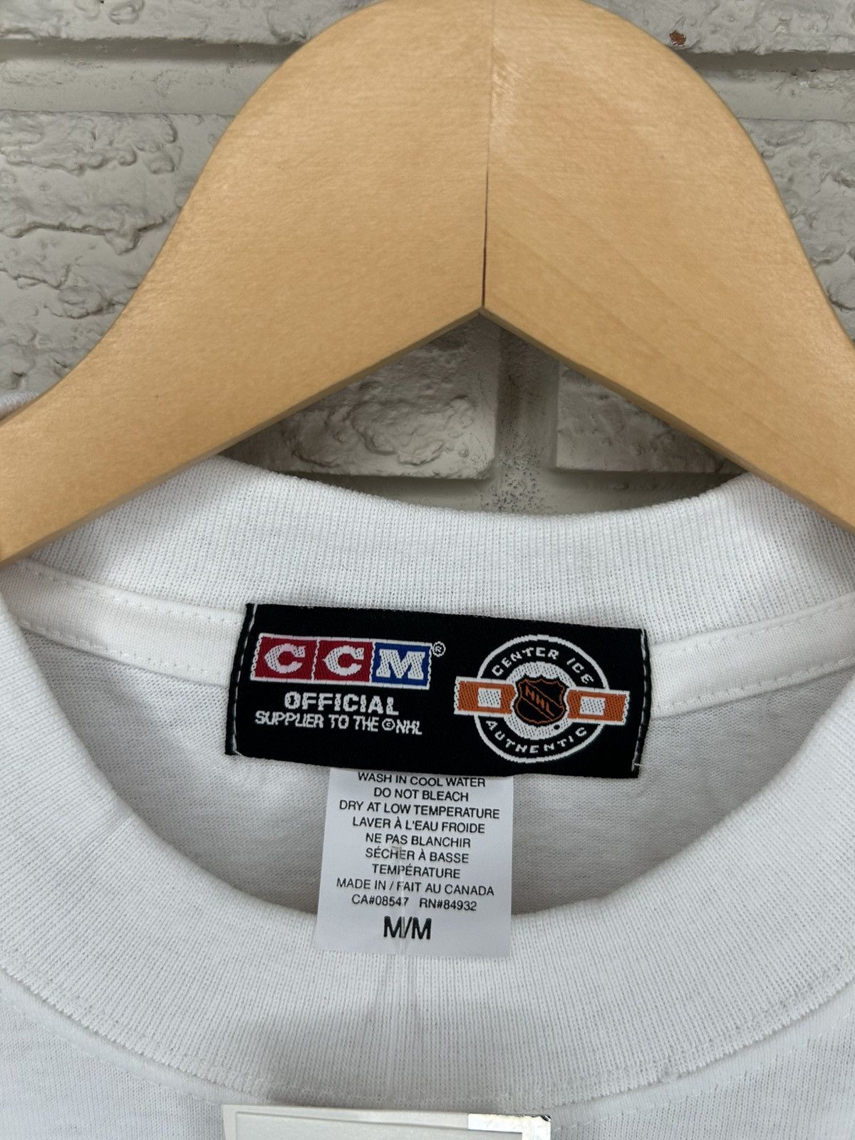 Ccm Vintage CCM Toronto Maple Leafs Spell Out Shirt Size US M / EU 48-50 / 2 - 7 Thumbnail
