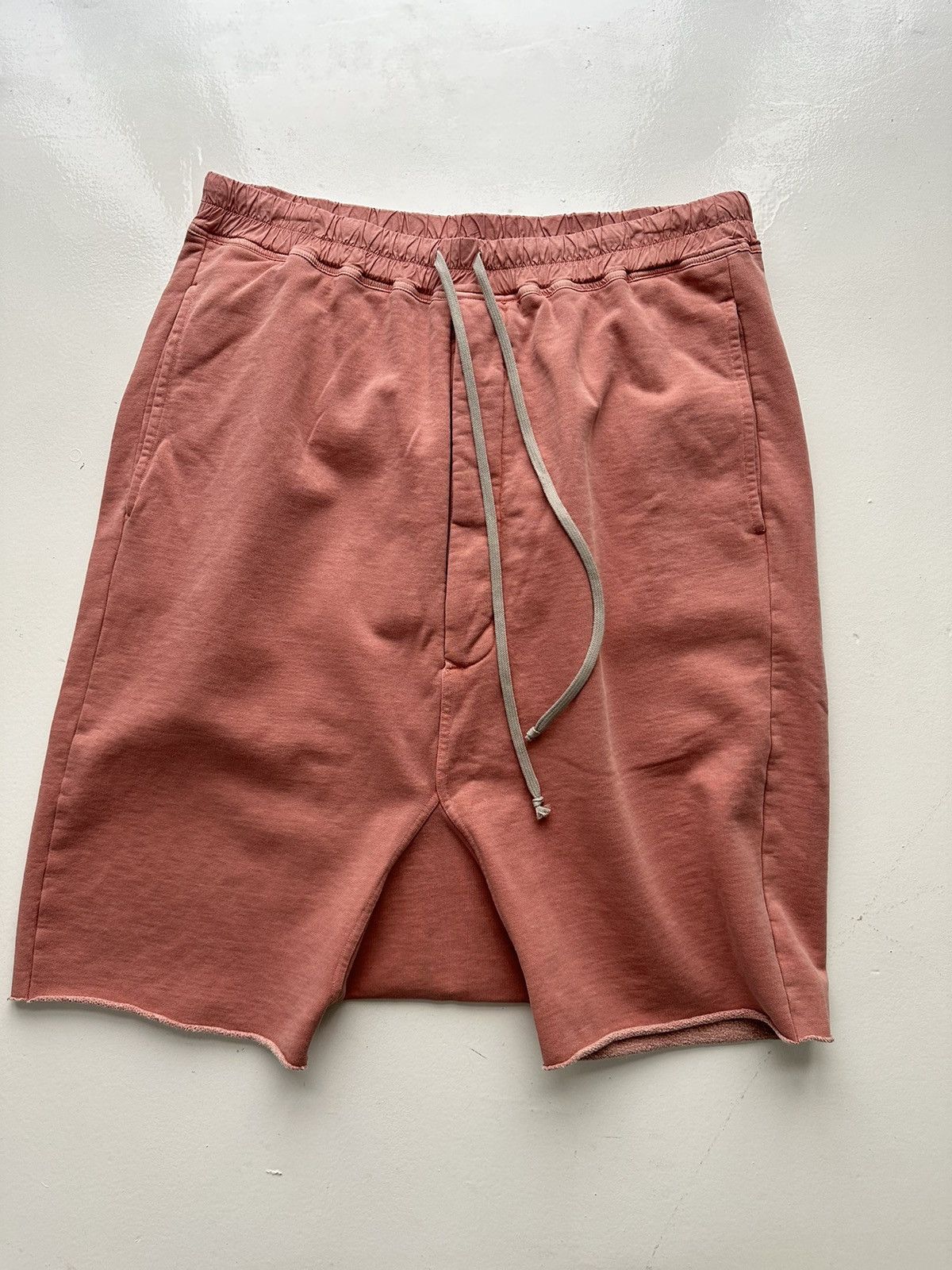 Rick Owens Drkshdw Pink Drawstring Shorts Size US 34 / EU 50 - 1 Thumbnail