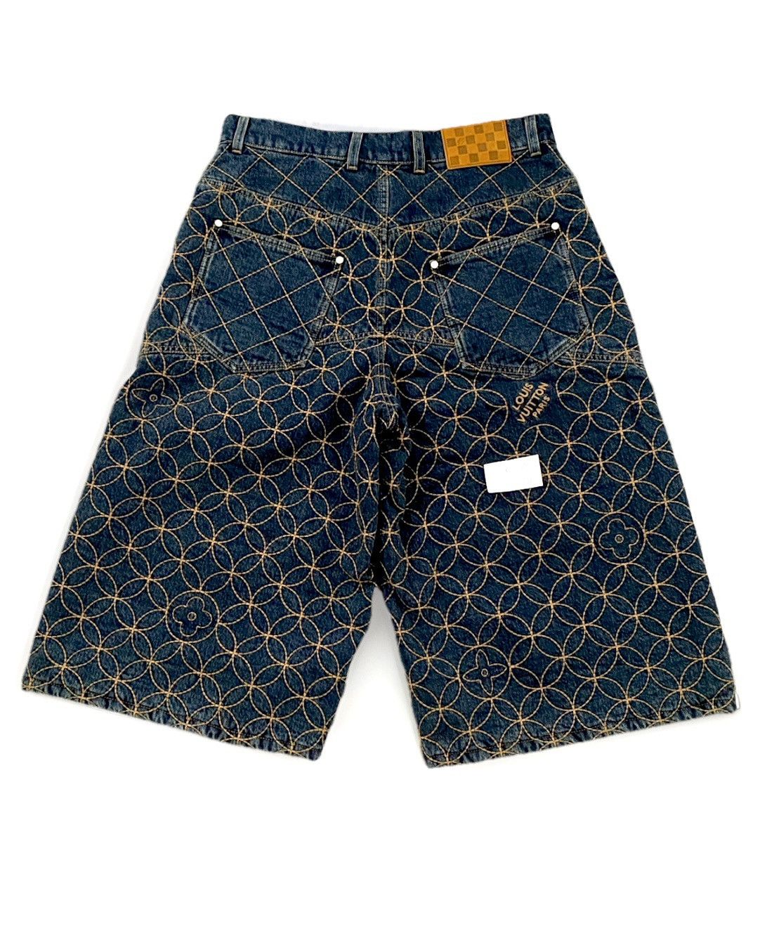 Louis Vuitton × Nigo Louis Vuitton x Nigo Embroidered Workwear shorts 1AILV7 30 Size US 30 / EU 46 - 2 Thumbnail