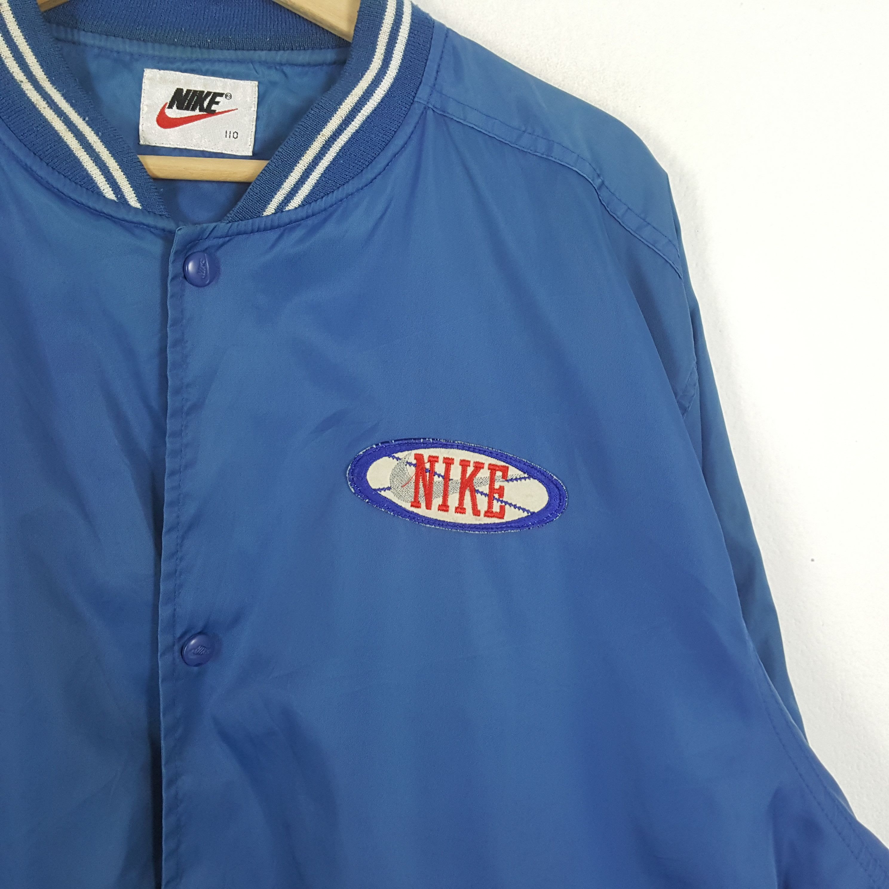 Nike × Vintage Vintage NIKE Sportswear Skateboard Style Baseball Jacket Size US XL / EU 56 / 4 - 4 Thumbnail