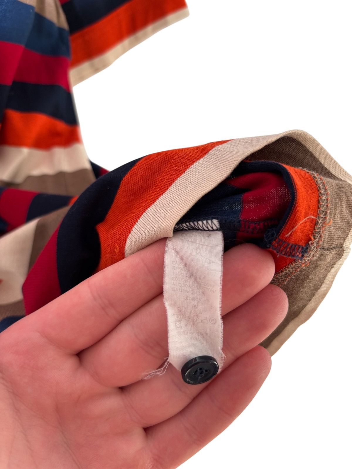 Paul & Shark Paul Shark Rugby Polo Tshirt Striped MultiColor Pocket Logo Size US L / EU 52-54 / 3 - 5 Thumbnail