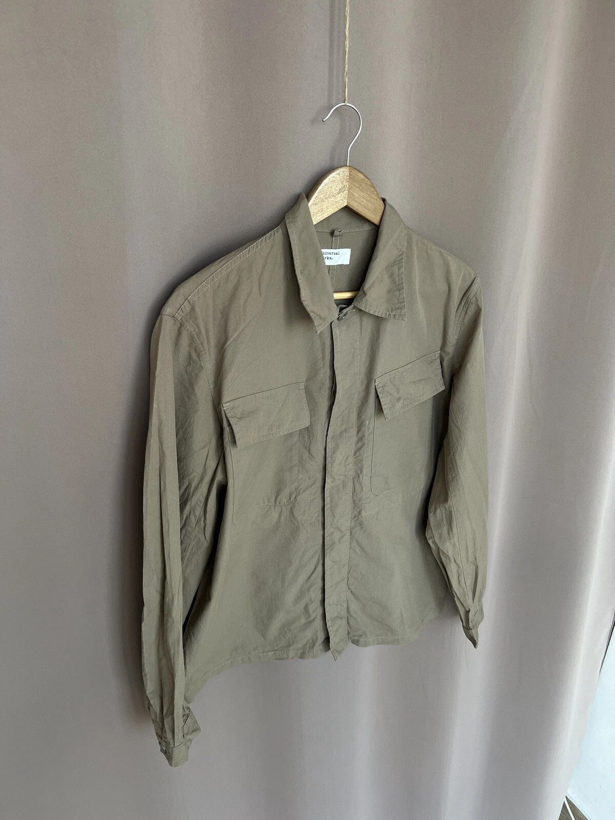 Universal Works Universal Works Button Shirt Mens Size M Beige Overshirt Size US M / EU 48-50 / 2 - 5 Thumbnail
