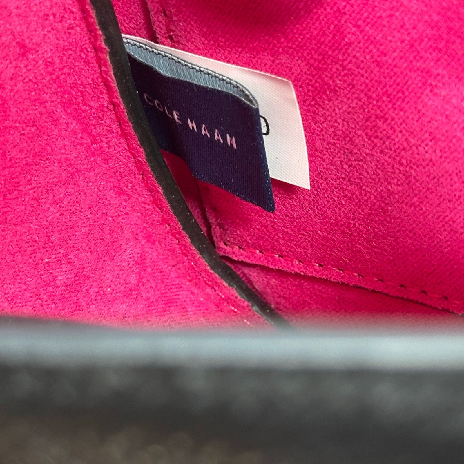 Cole Haan Cole Haan Mini Turnlock Black Pebbled Leather Crossbody Bag Size ONE SIZE - 8 Thumbnail