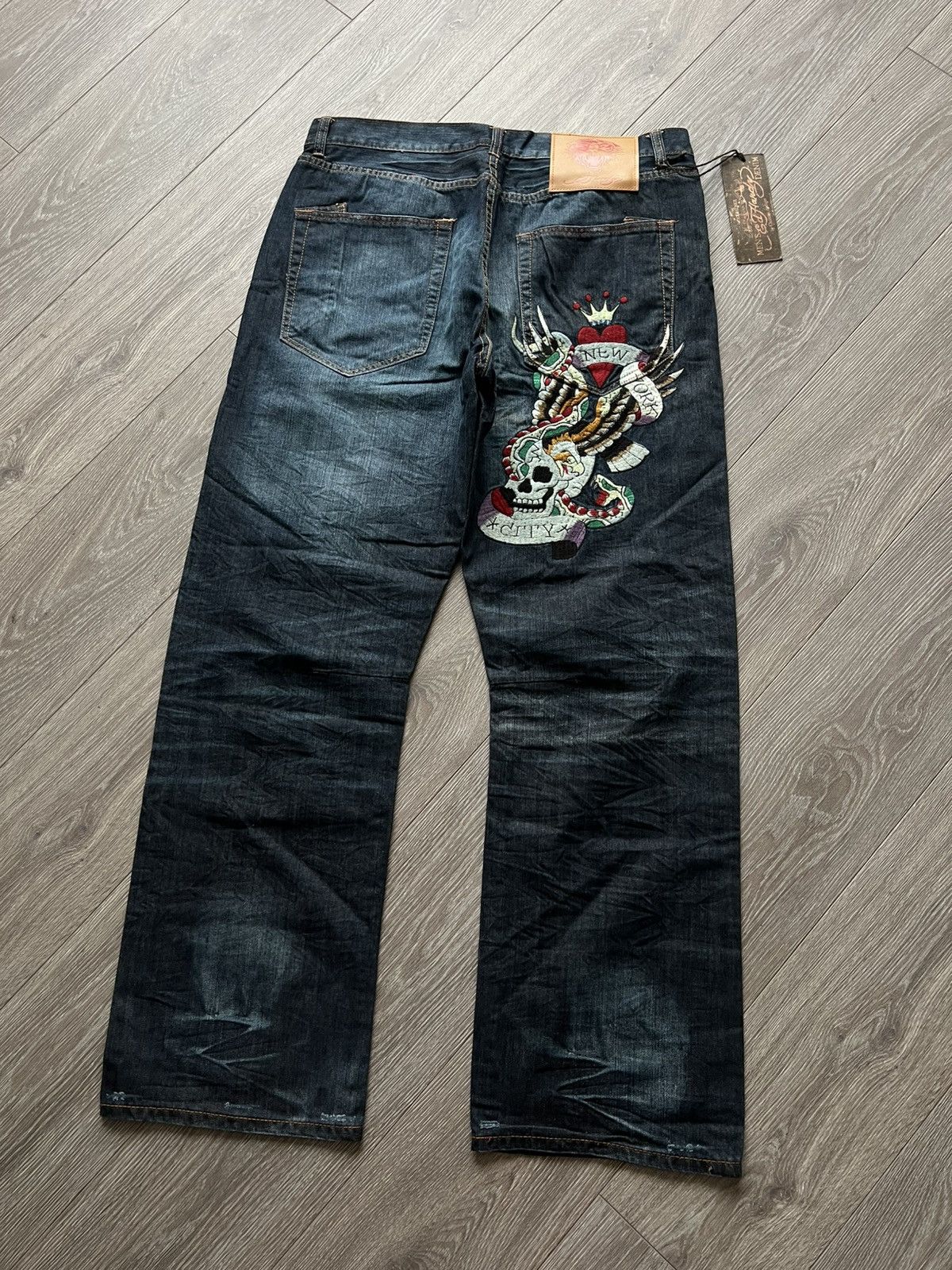 Ed Hardy Vintage Ed Hardy Jeans by Christian Audigier Pants Size US 38 / EU 54 - 3 Thumbnail