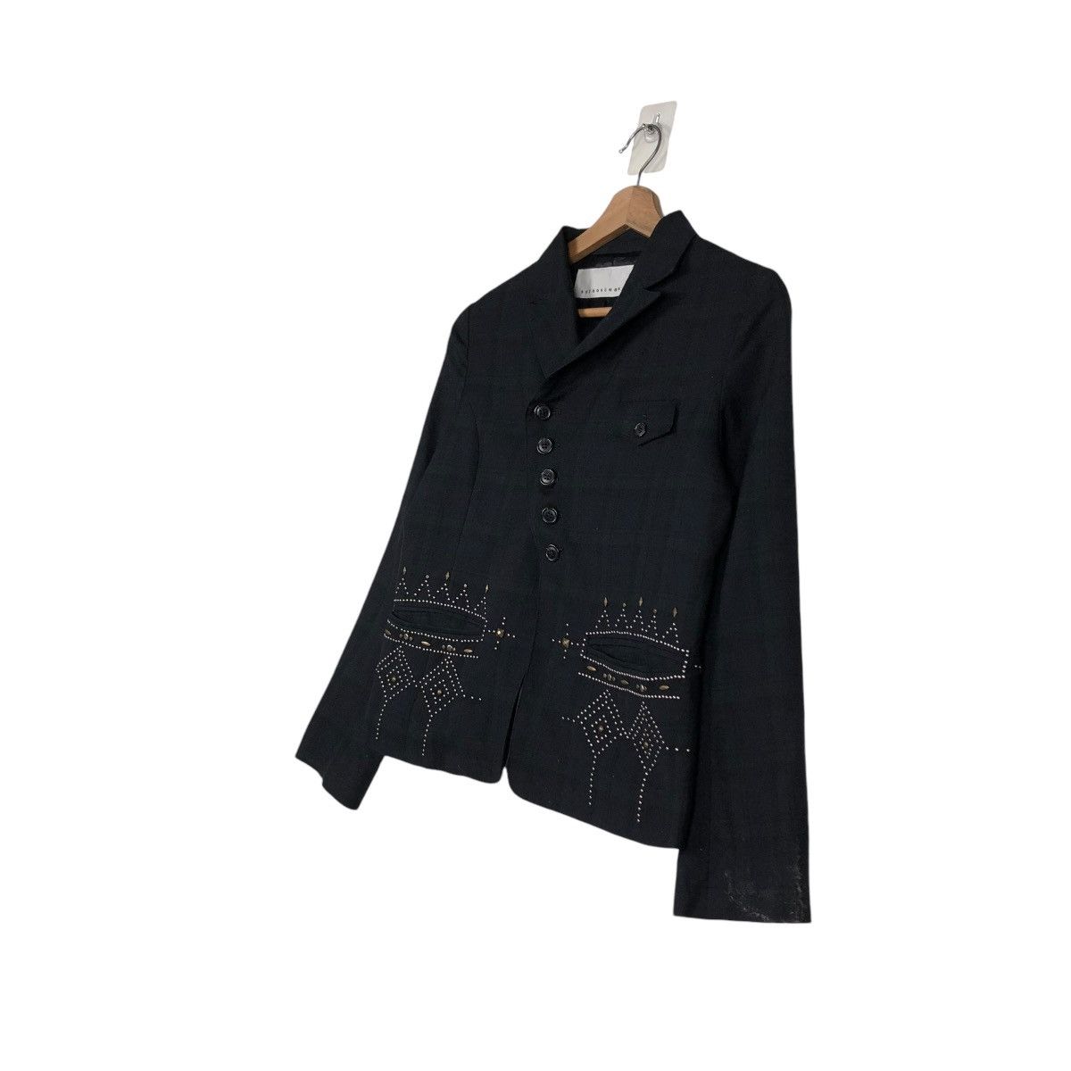 Issey Miyake 🔥VINTAGE CROPPED JACKET BIKER SUNAOKUWAHARA ISSEY MIYAKE Size US M / EU 48-50 / 2 - 4 Thumbnail