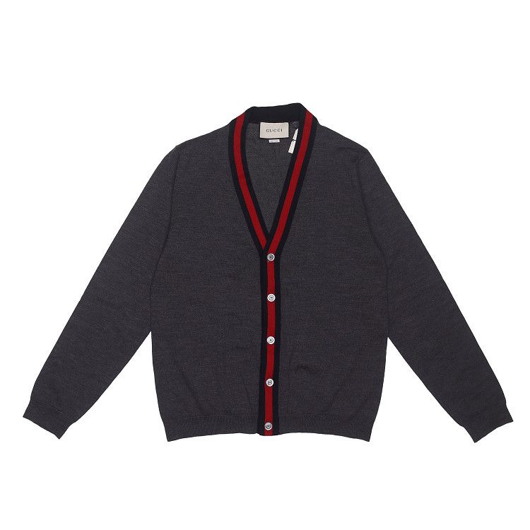 Gucci Gucci Casual Comfortable Knitted Cardigan Gray-2506 Size US XL / EU 56 / 4 - 1 Thumbnail