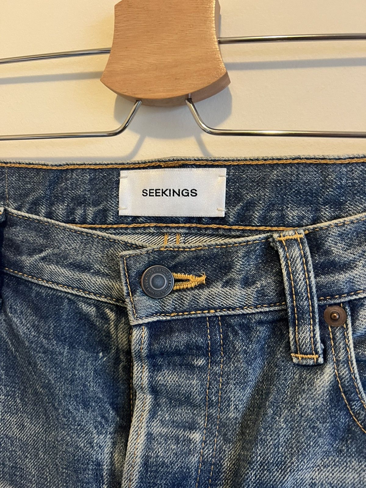 Seekings Seekings Signature Denim Indigo Washed Size US 32 / EU 48 - 2 Thumbnail