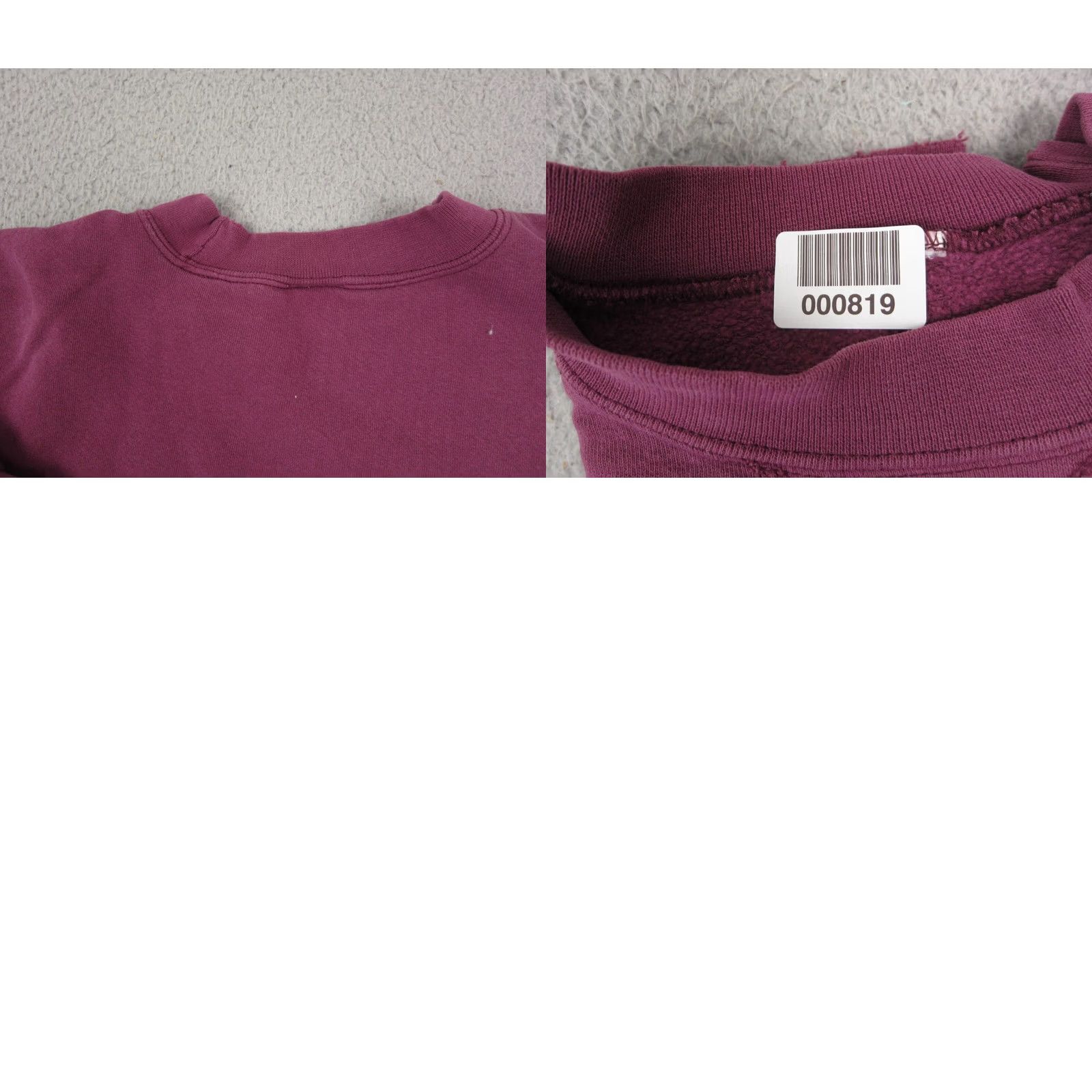 Vintage VINTAGE Sweater Womens Large Red Maroon Sweatshirt Fleece Pullover 90s Size L / US 10 / IT 46 - 8 Thumbnail