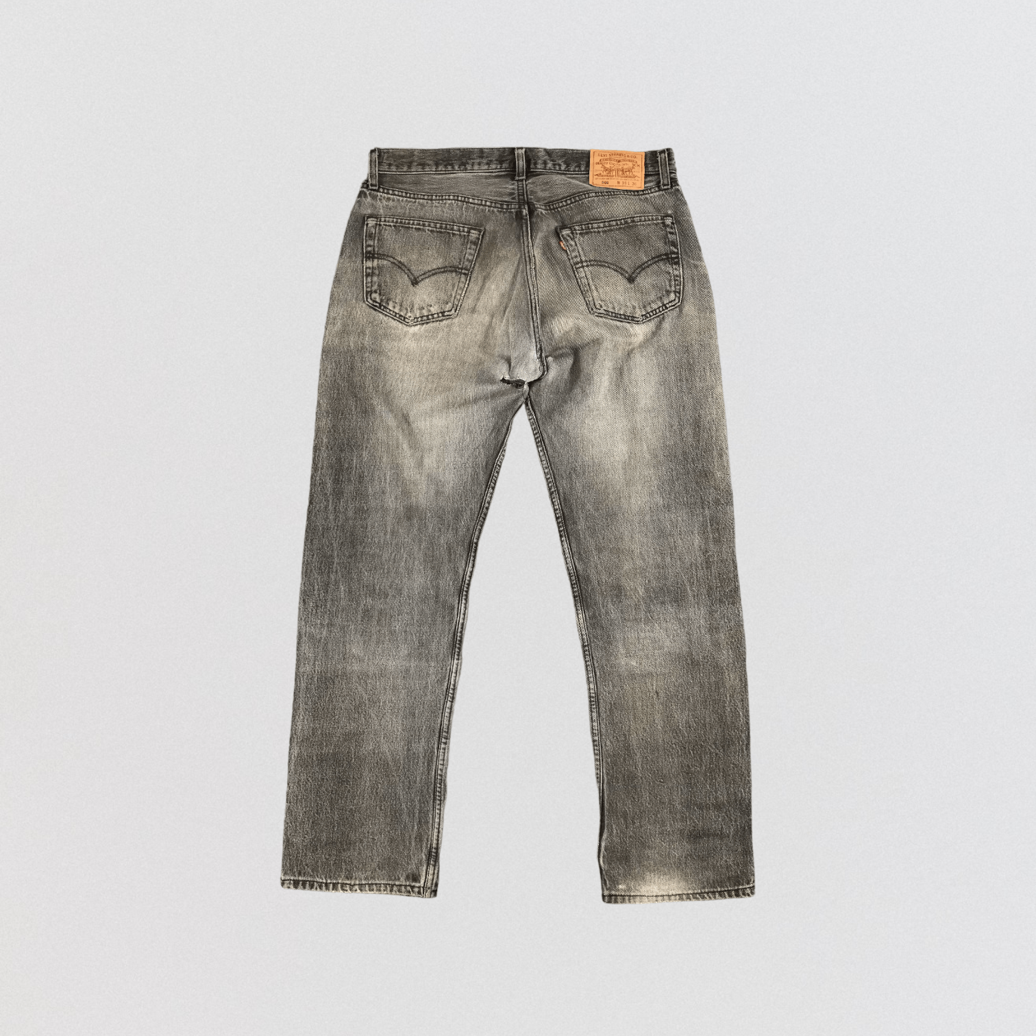 Levi's Vintage 90s Levis 501 Faded Black Jeans-JM1664 Size US 36 / EU 52 - 2 Thumbnail