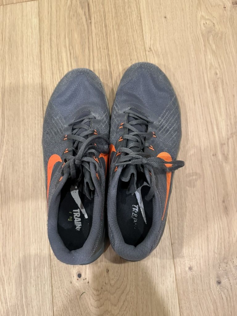 Nike Nike Mens Metcon 3 Training Shoes Gray Orange Size US 10.5 / EU 43-44 - 5 Thumbnail