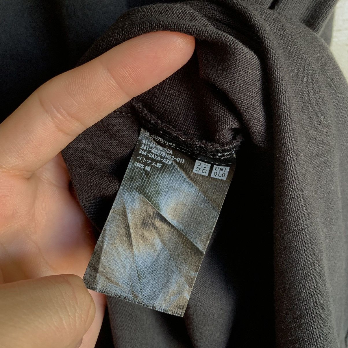Japanese Brand × Uniqlo × Vintage Uniqlo Relaxed Slit Long Half Sleeve T- Shirt Women Blank Size M / US 6-8 / IT 42-44 - 12 Thumbnail