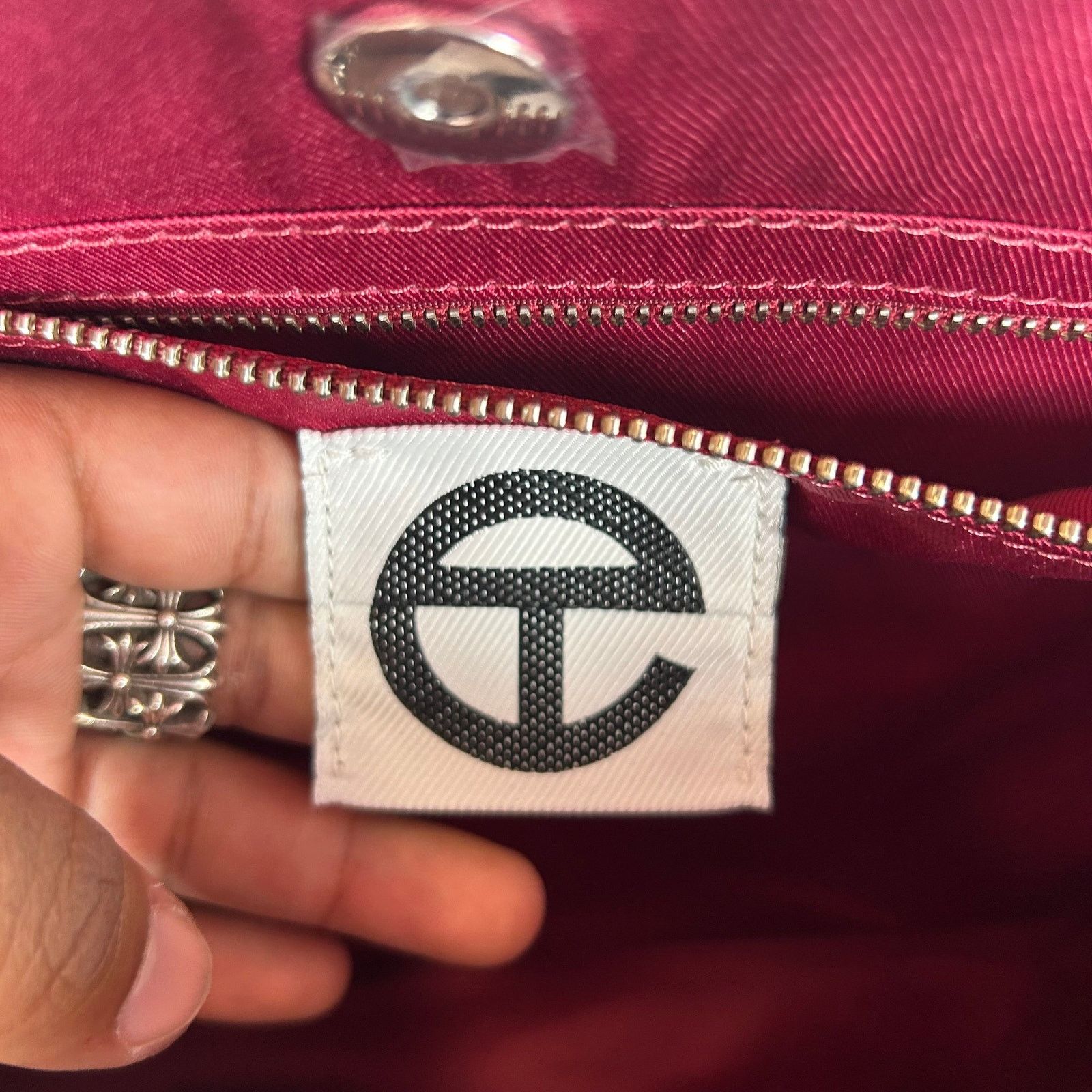 Telfar Telfar Corned Beef Leather Large Shopping Bag Size ONE SIZE - 5 Thumbnail