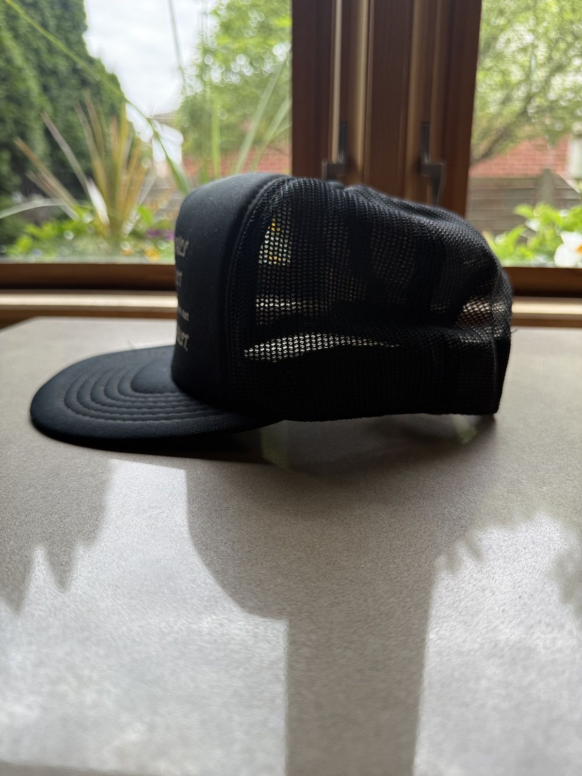 Vintage Vintage 80s Vulgar Humor Statement Mesh Snapback Trucker Hat Size ONE SIZE - 3 Thumbnail