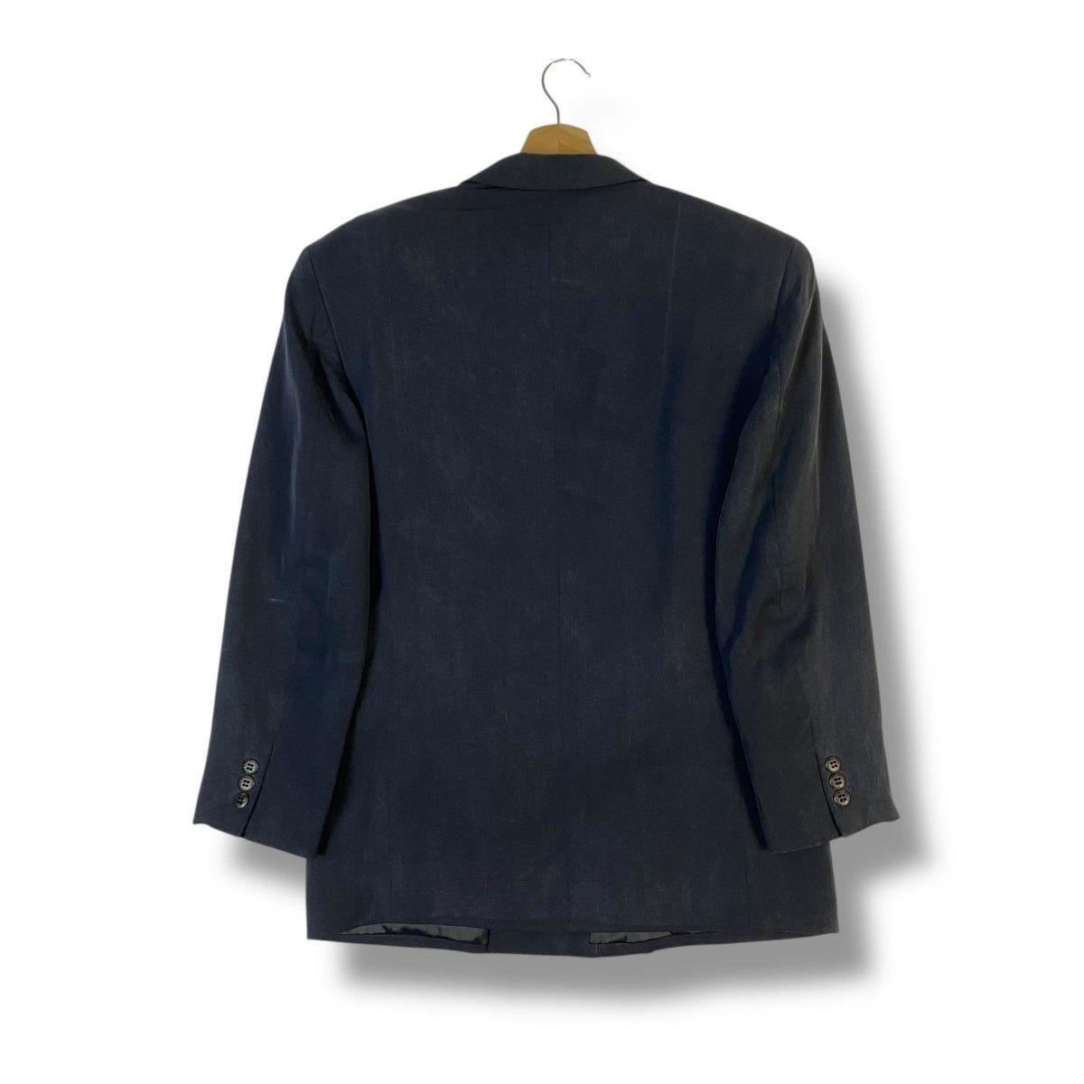 Loro Piana LORO PIANA CELLULOSE FIBER BLEND DOUBLE BREASTED BLAZER Size US L / EU 52-54 / 3 - 3 Thumbnail