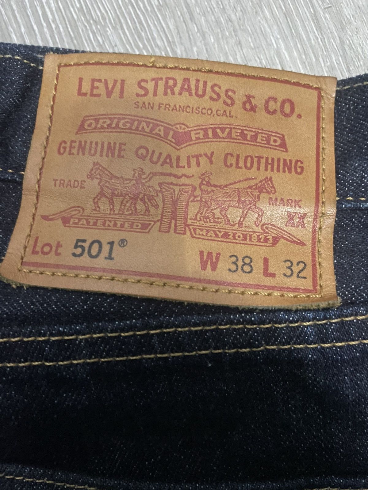 Levi's Levis 501 38 x 32 Size US 38 / EU 54 - 3 Thumbnail
