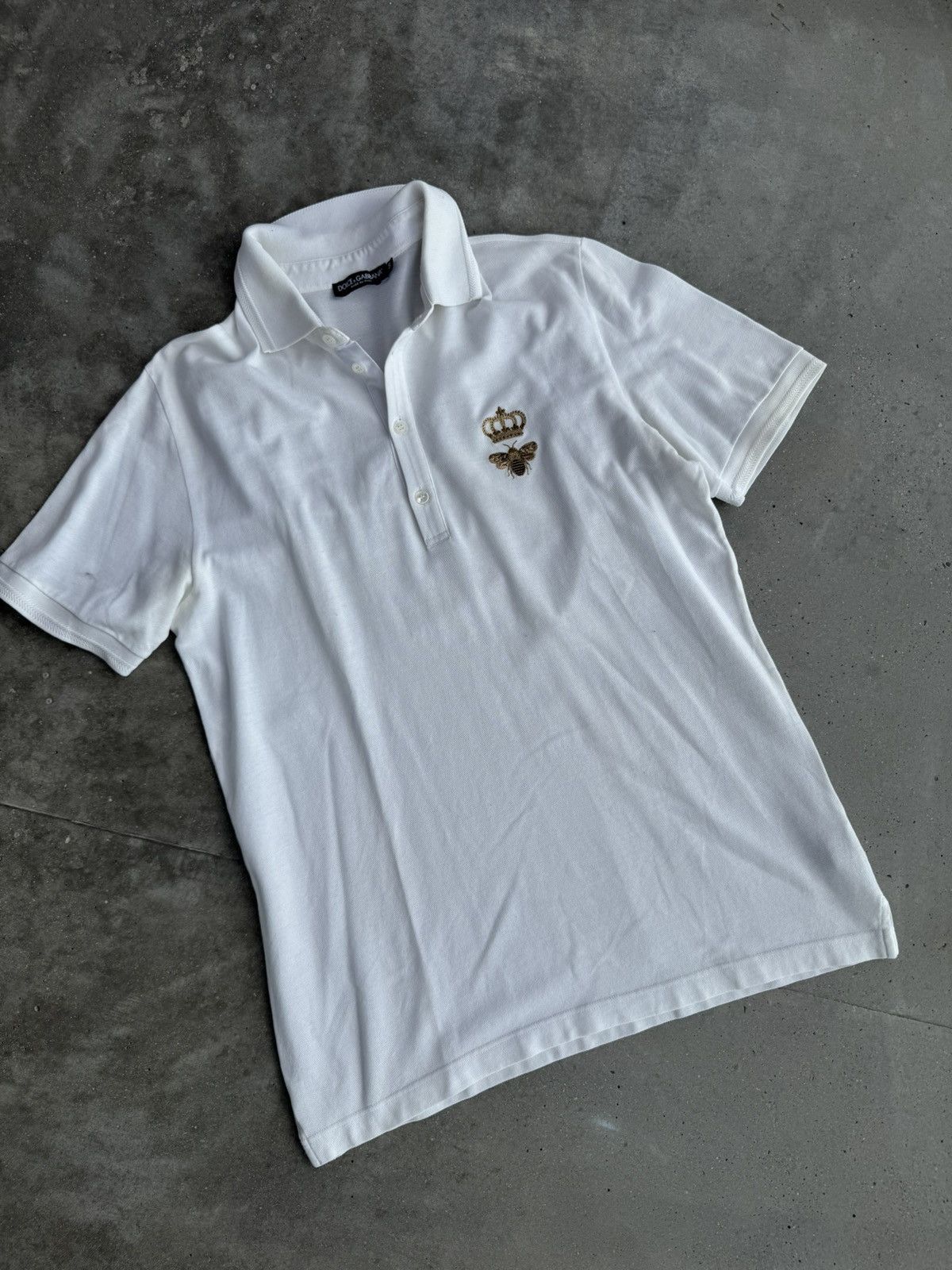 Dolce & Gabbana Dolce & gabbana designer tees t-shirt polo bee d&g Size US L / EU 52-54 / 3 - 1 Thumbnail
