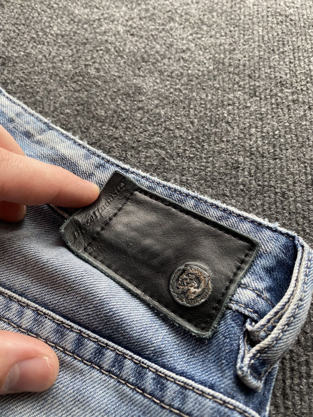 Diesel 🔥Opium Punk Diesel Buster regular slim tapered jeans 31 y2k Size US 31 - 14 Thumbnail