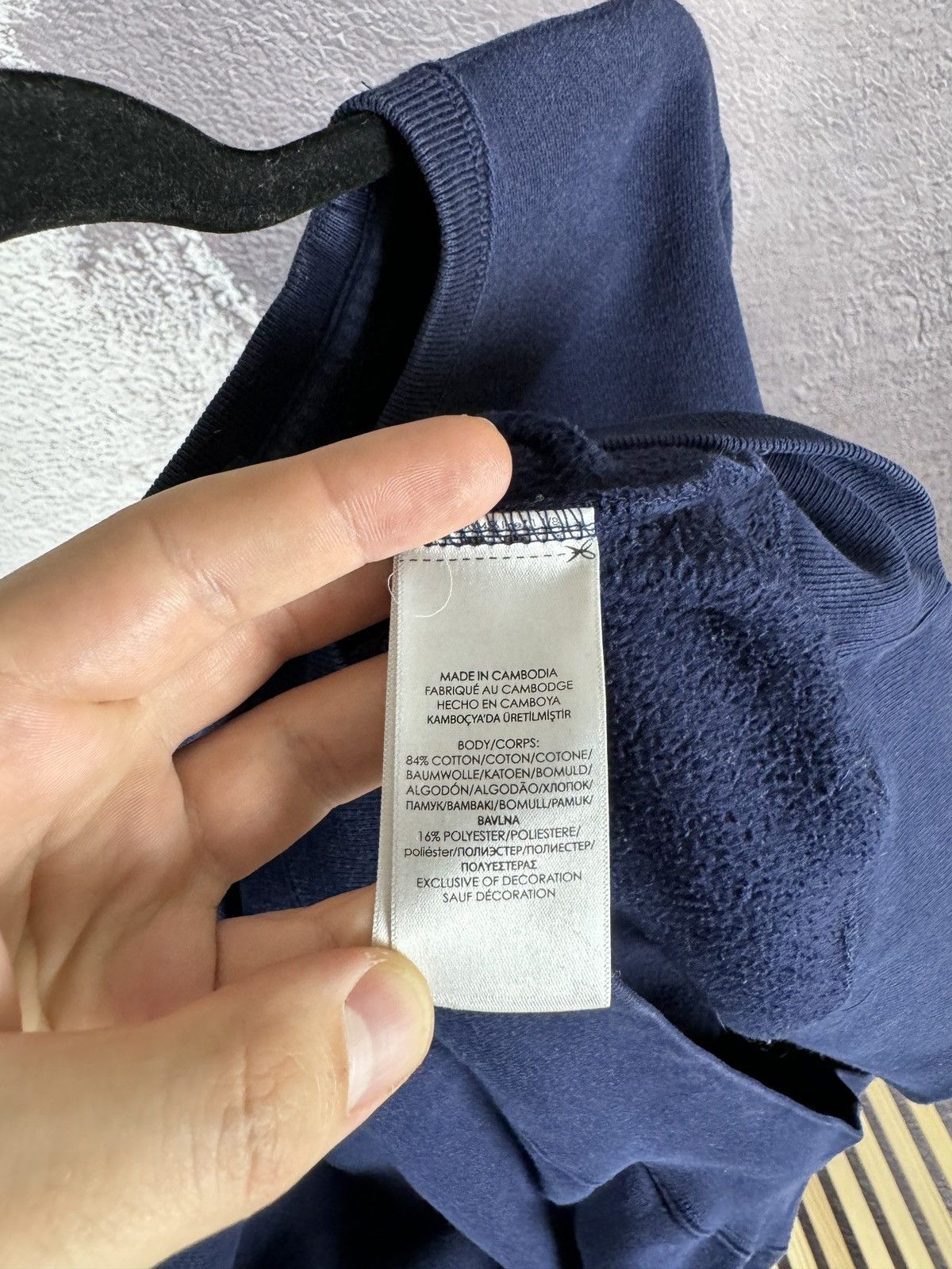 Polo Ralph Lauren Polo Ralph Lauren navy blue faded sweatshirt size M Size US M / EU 48-50 / 2 - 10 Thumbnail