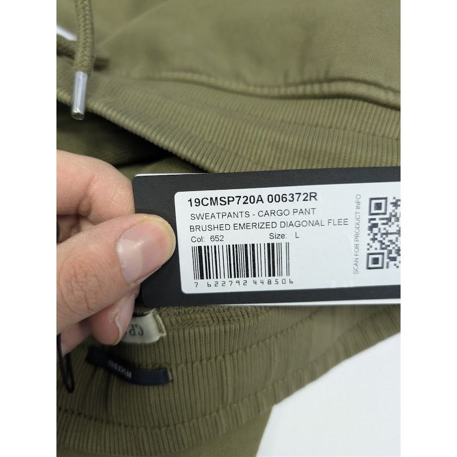 C.P. Company o1rshd1 Brushed Emerized Diagonal Sweatpants Cargo Pant Size US 34 / EU 50 - 21 Thumbnail