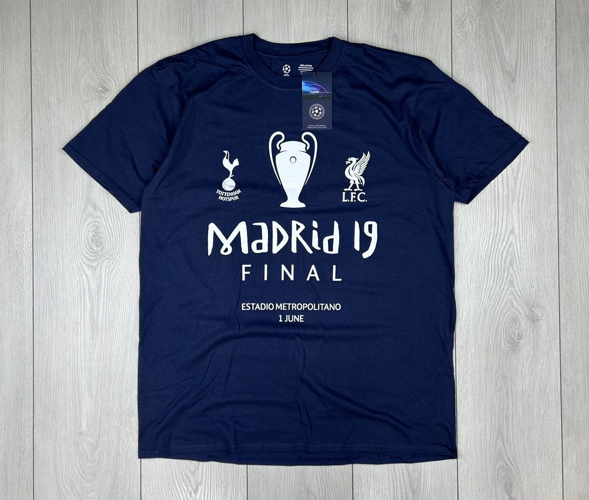 UEFA UEFA Madrid Final 2019 Men’s T shirt Size XL Navy Size US XL / EU 56 / 4 - 1 Thumbnail