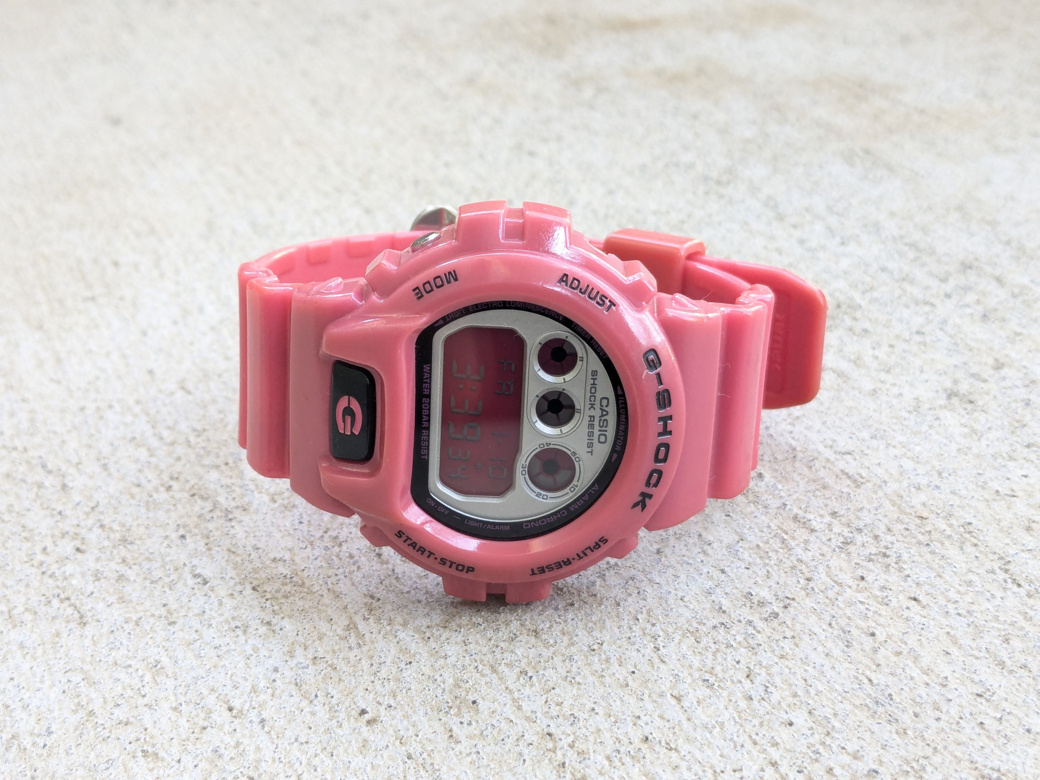 Pre-owned Casio X G Shock Casio G-shock Dw6900cs-4jf Pink Watch Y2k