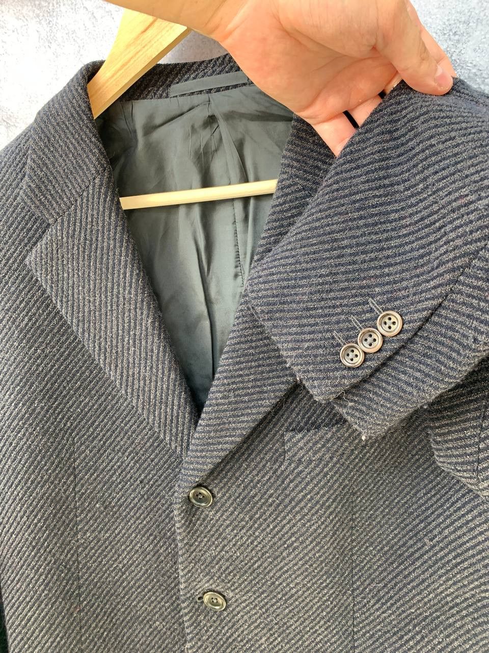 Armani Collezioni Armani Collezioni Wool Blazer Jacket Coat size 52R (XL) Size 52R - 5 Thumbnail
