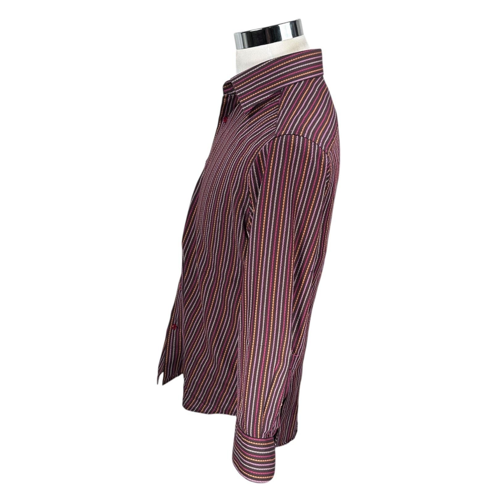 Other A BASILE Dress Shirt Mens 16 Multicolor Long Sleeve Size US L / EU 52-54 / 3 - 4 Thumbnail
