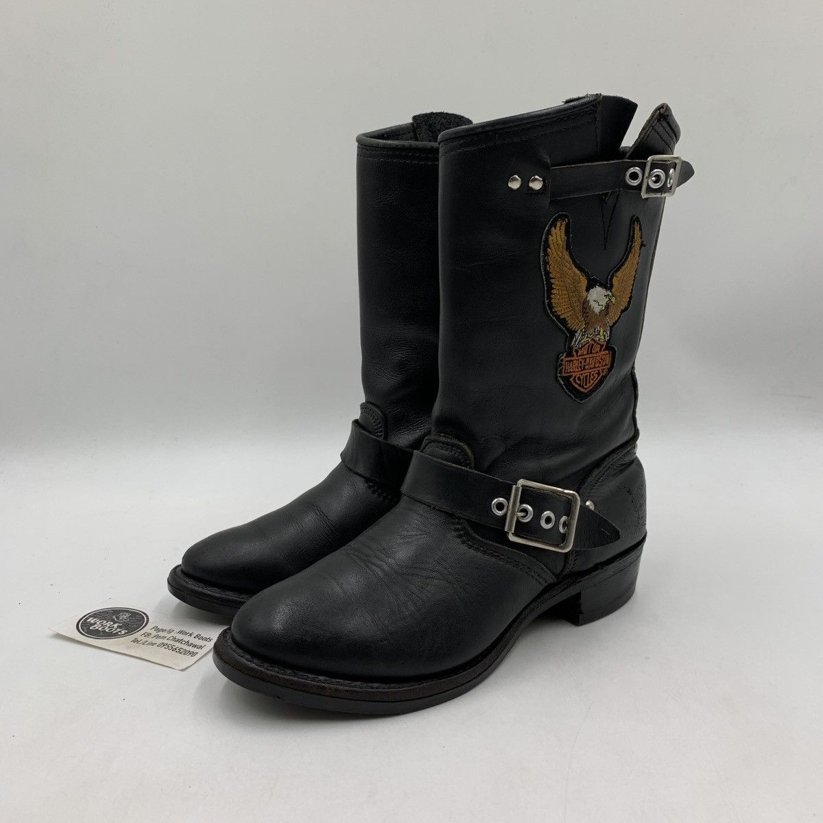 Harley Davidson Vtg 80's harley davidson engineer boots for kids Size US 5 / EU 37 - 3 Thumbnail