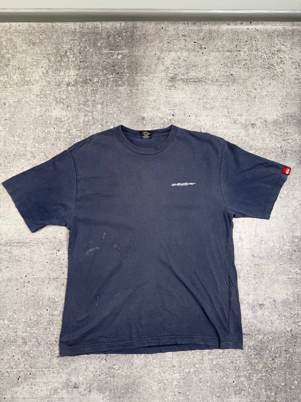 Quiksilver Vintage Quiksilver Sun Faded Painted Big Logo T-Shirt Y2K Size US L / EU 52-54 / 3 - 5 Thumbnail