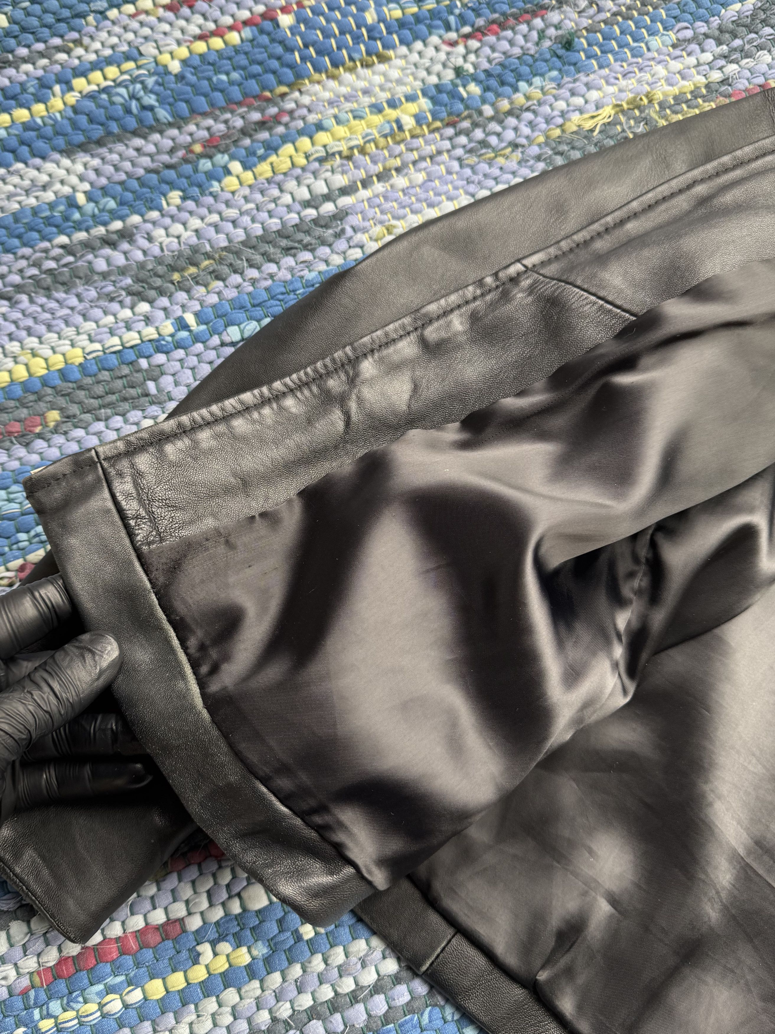 Vintage Vintage Cropped Leather Jacket A524D15(25) Size M / US 6-8 / IT 42-44 - 6 Thumbnail
