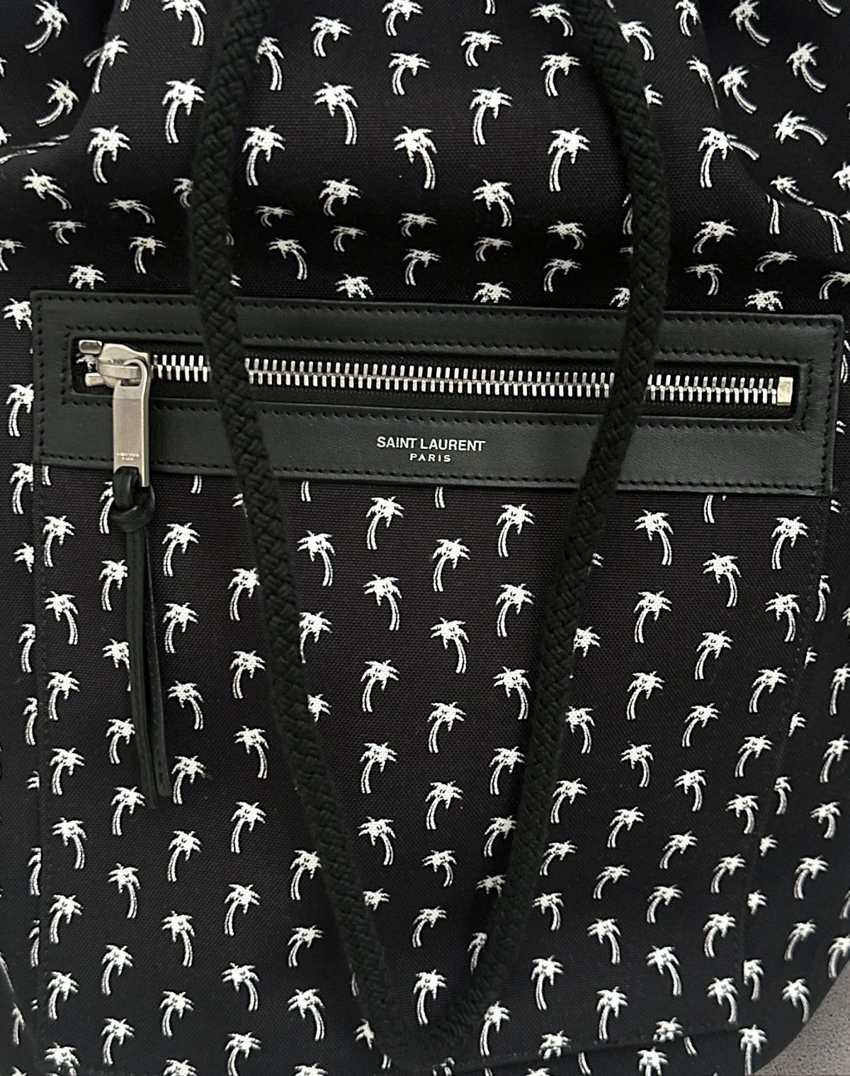 Saint Laurent Paris Saint Laurent Palm Tree Sailor Backpack Size ONE SIZE - 2 Thumbnail
