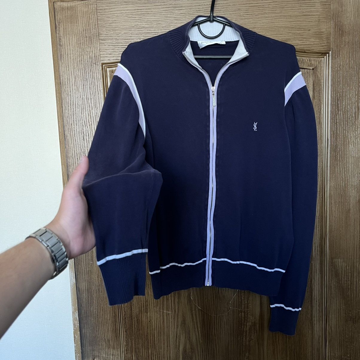 Yves Saint Laurent Vintage Yves Saint Laurent YSL Full zip sweater Size US M / EU 48-50 / 2 - 2 Thumbnail
