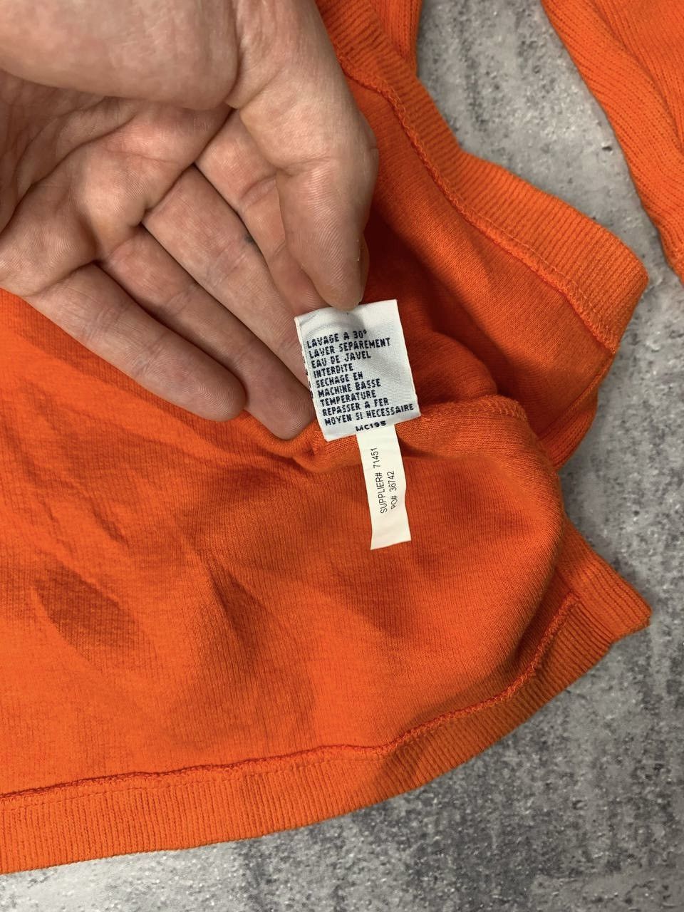 Polo Ralph Lauren Polo Ralph Lauren Orange 1/3 Zip Sweater Size US XL / EU 56 / 4 - 6 Thumbnail