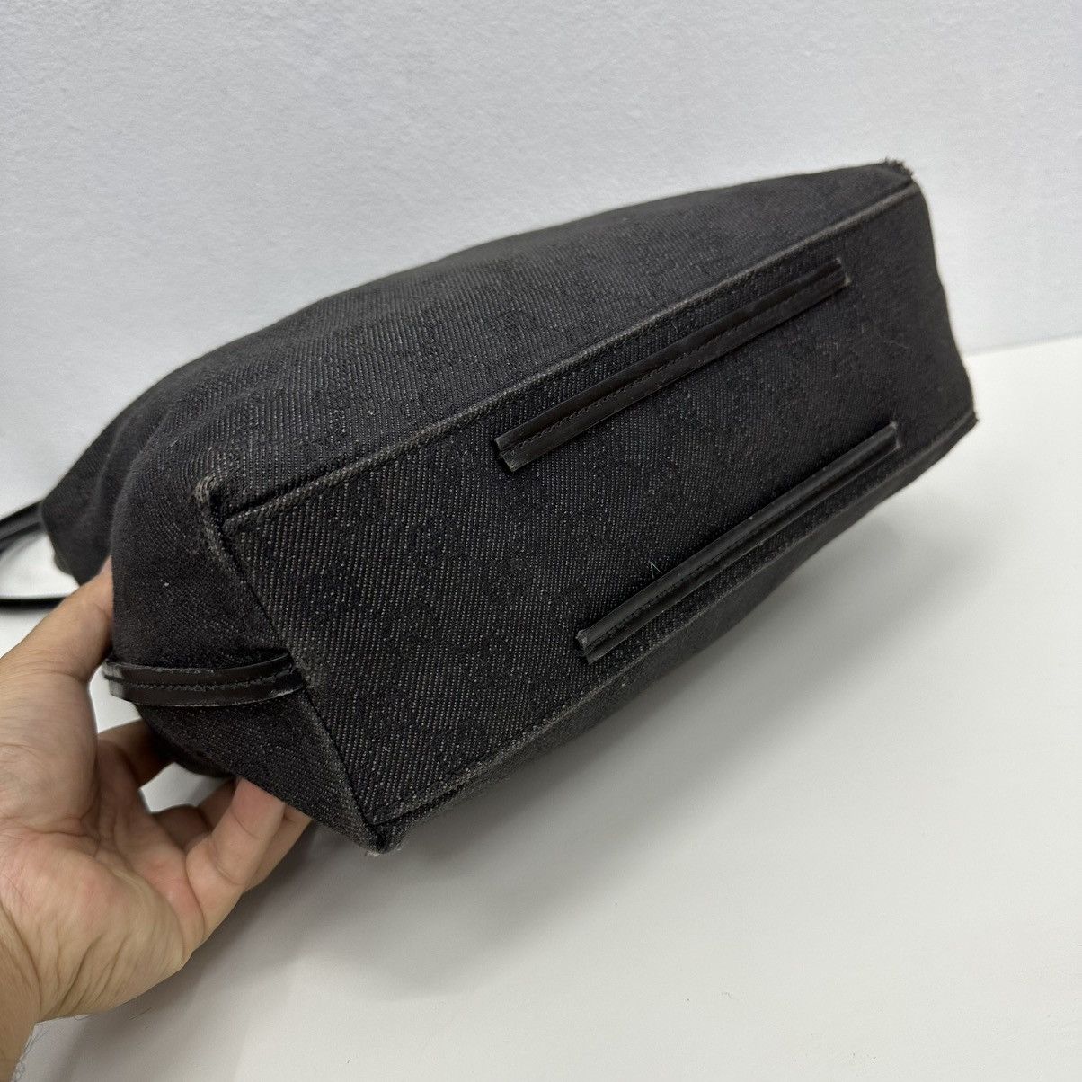 Gucci ‼️LAST DROP‼️ AUTHENTIC GUCCI BLACK GG CANVAS GIFFORD TOTE BAG Size ONE SIZE - 8 Thumbnail