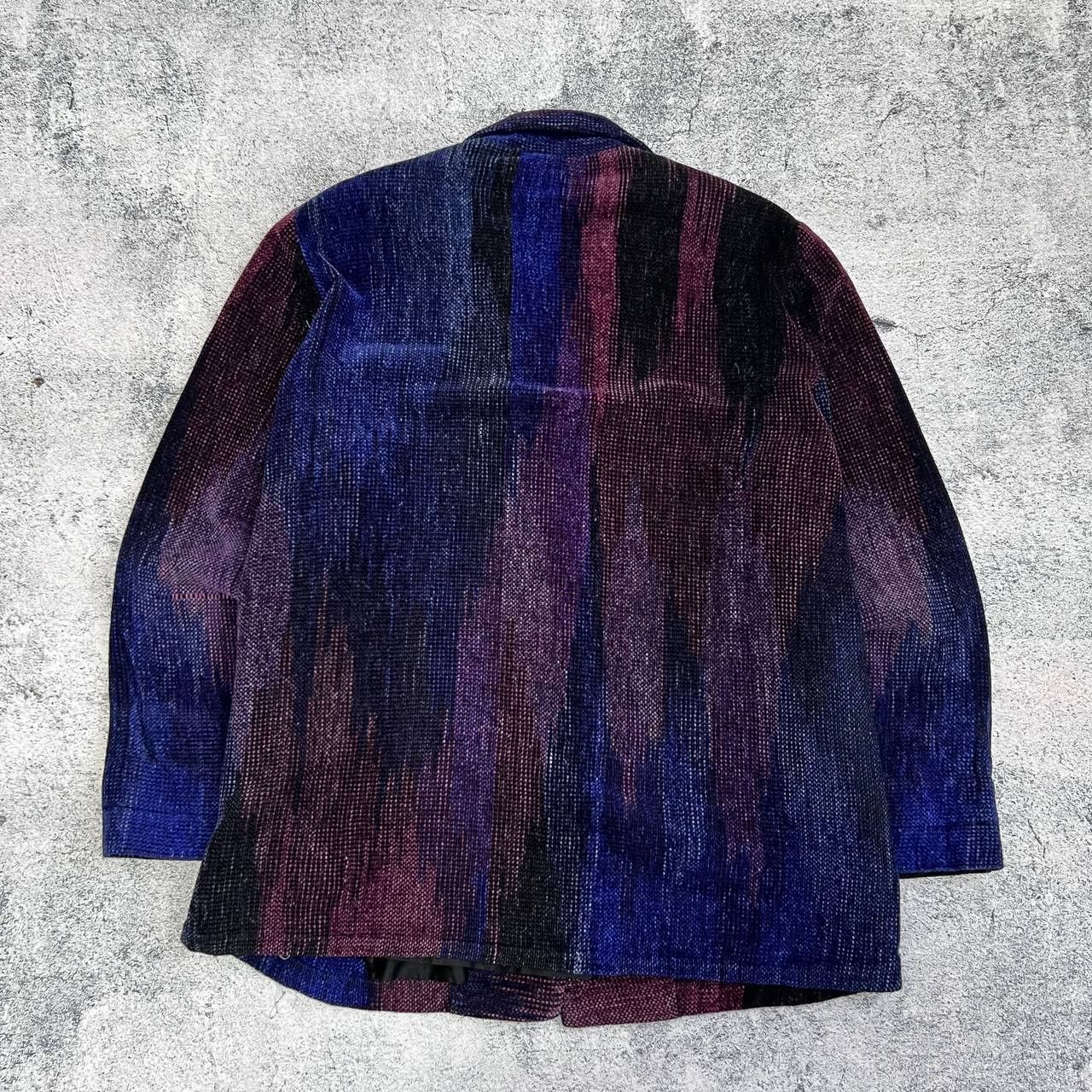 Japanese Brand × Vintage Joan McGee 100% Silk Pixelated Hand-Woven Jacket Size L Size US L / EU 52-54 / 3 - 6 Thumbnail