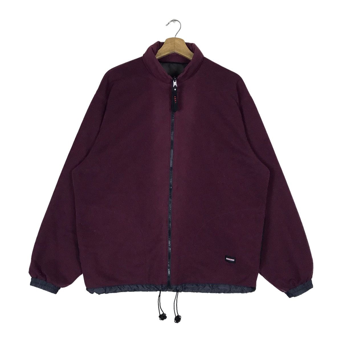 Vintage Vintage Thomas Burberry Reversible Fleece Jacket Size US L / EU 52-54 / 3 - 1 Thumbnail
