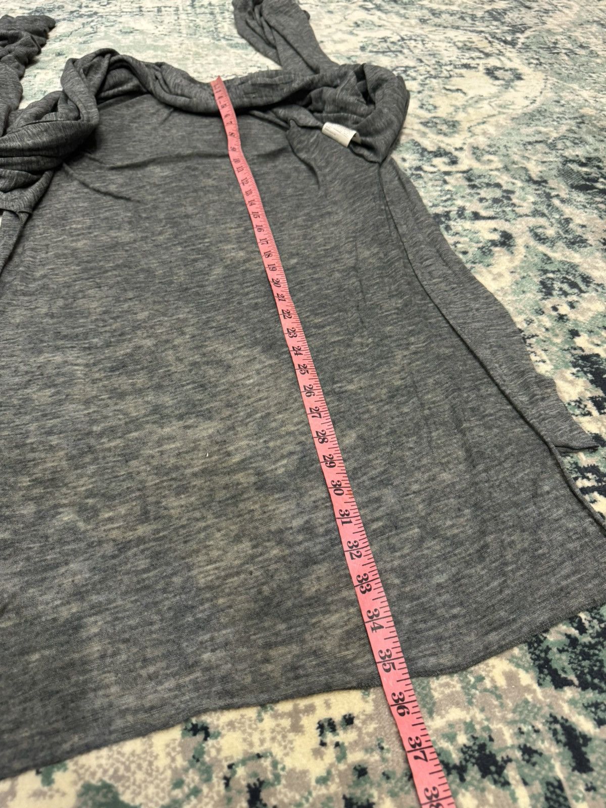 Acne Studios ACNE STUDIOS BECHA DRAPY AW13 GREY MELANGE CARDIGAN Size M / US 6-8 / IT 42-44 - 8 Thumbnail