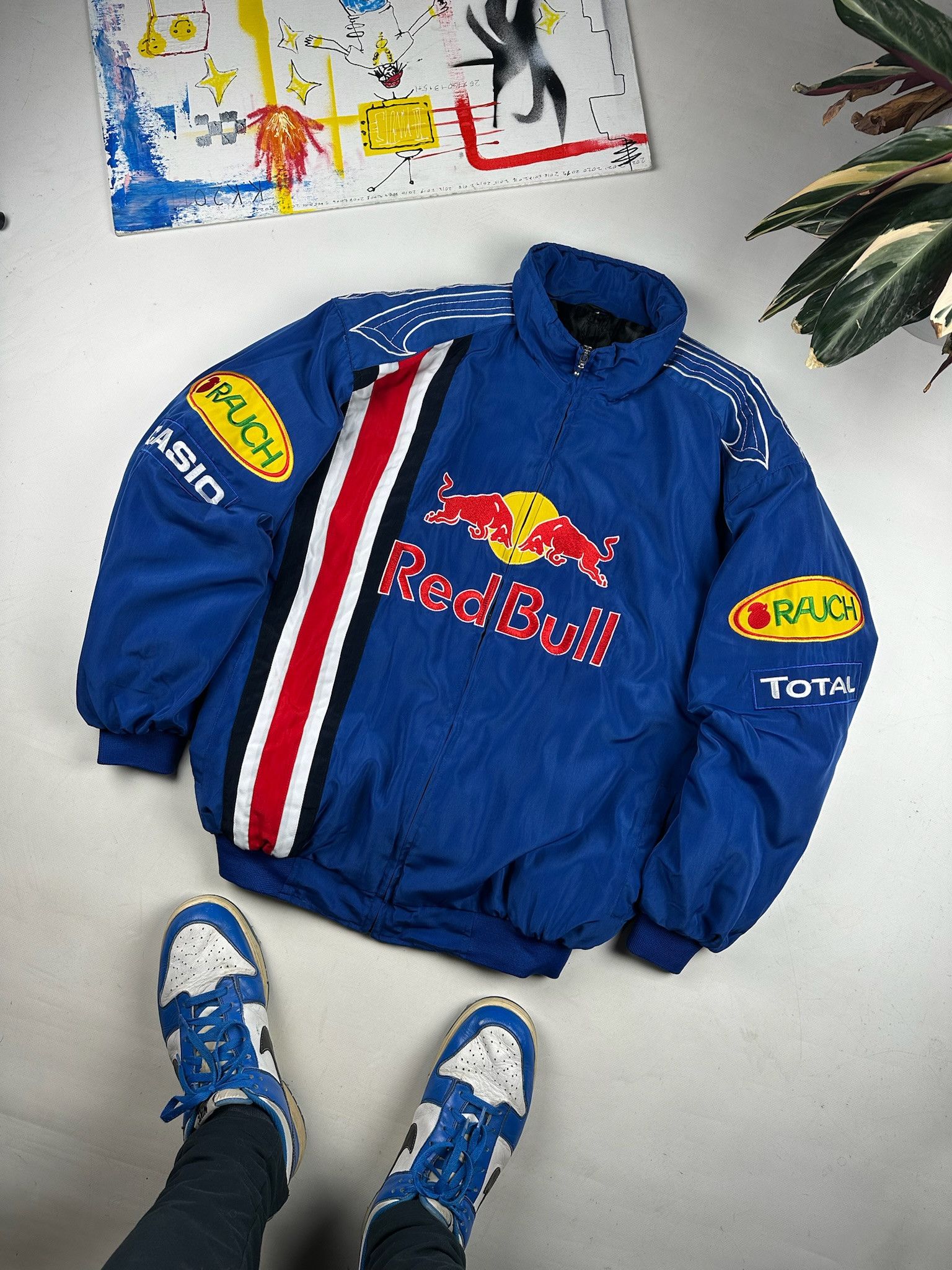 Vintage Vintage Red Bull Jacket Racing Size US XL / EU 56 / 4 - 2 Thumbnail