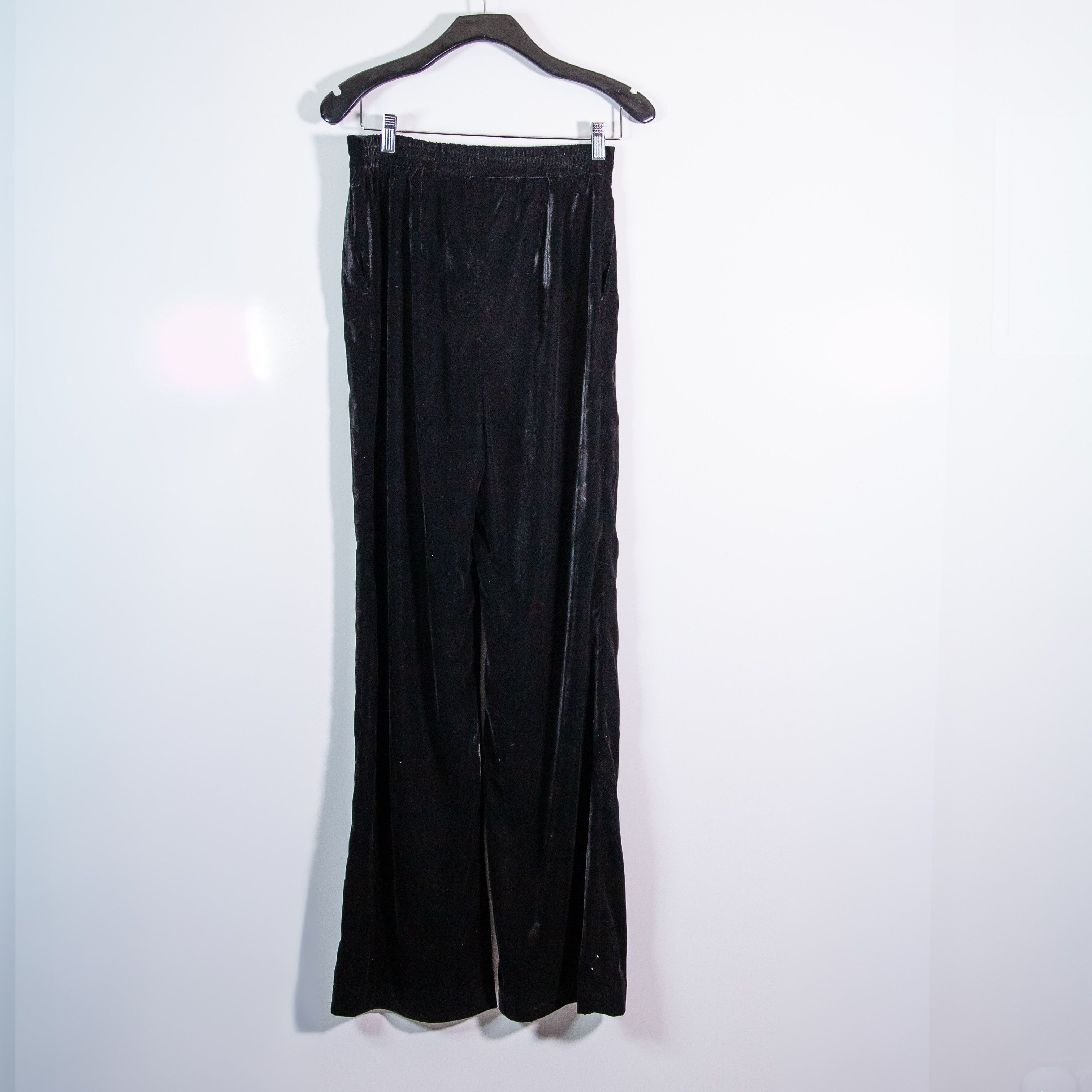 Zara NEW Zara Velvet Velour Mid Rise Straigh Size 25" / US 0 / IT 36 - 4 Thumbnail